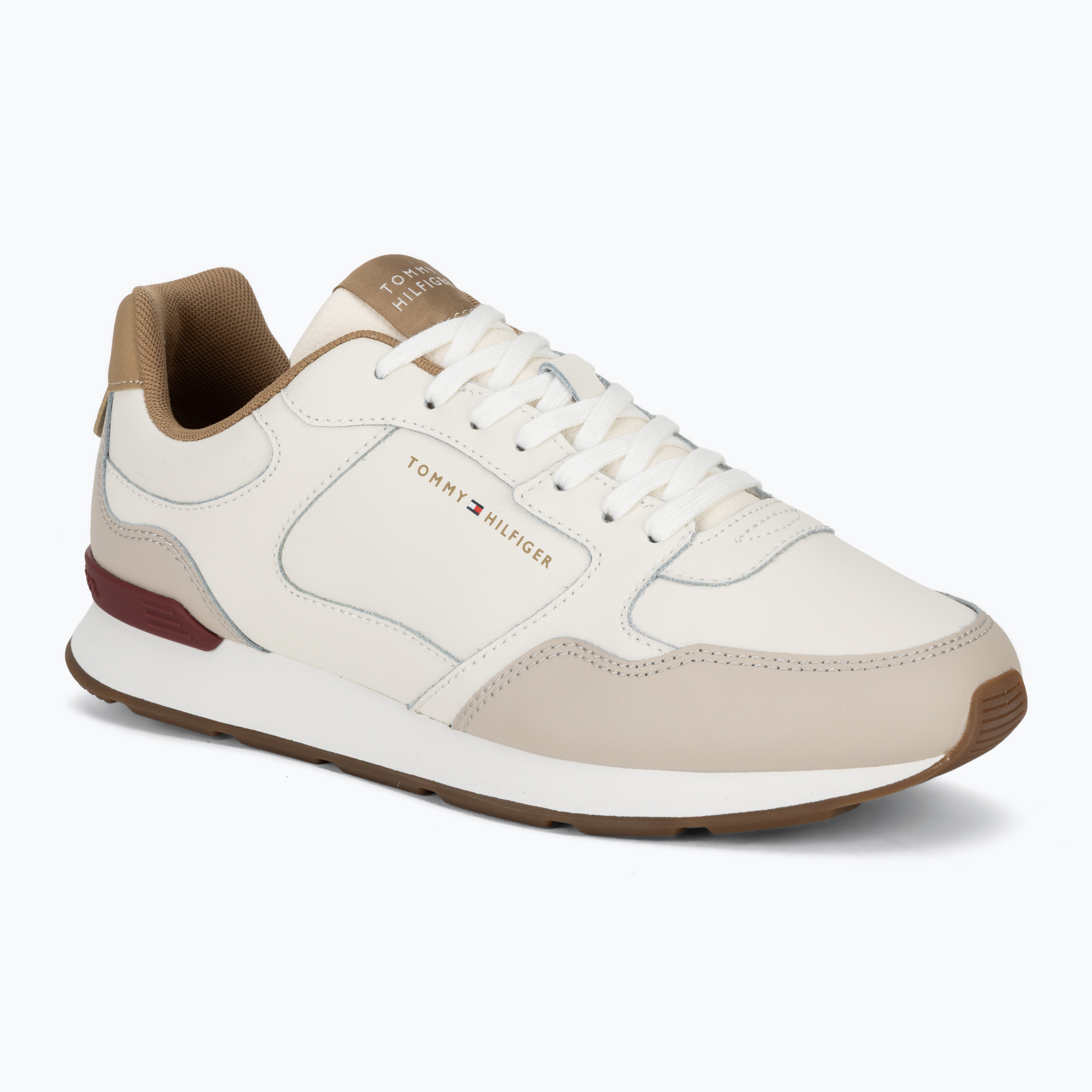 Buty męskie Tommy Hilfiger Light Eva Runner Leather ivory petal