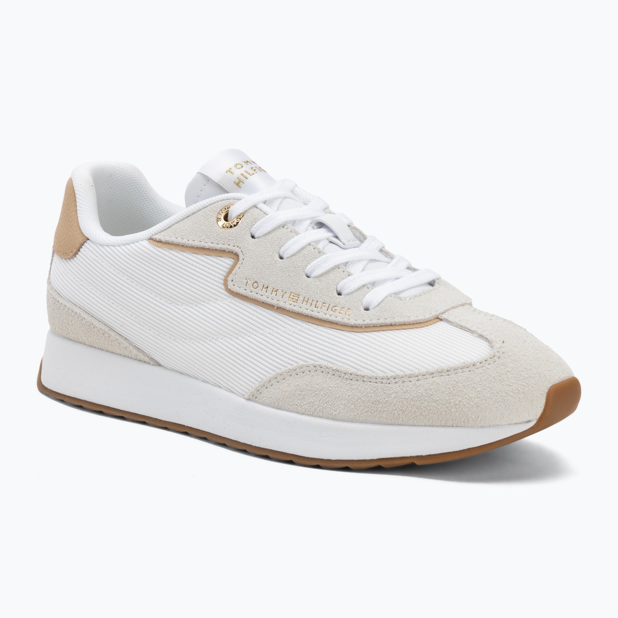 Buty damskie Tommy Hilfiger Retro Runner Mix ecru/trench 