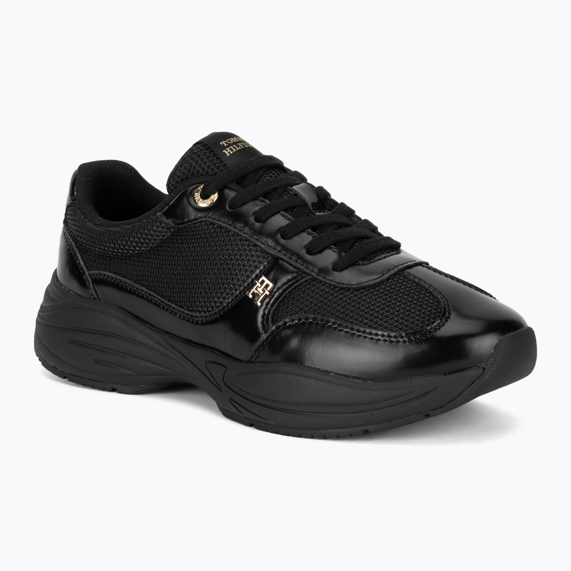 Buty damskie Tommy Hilfiger ModernRunner Shiny Leather black