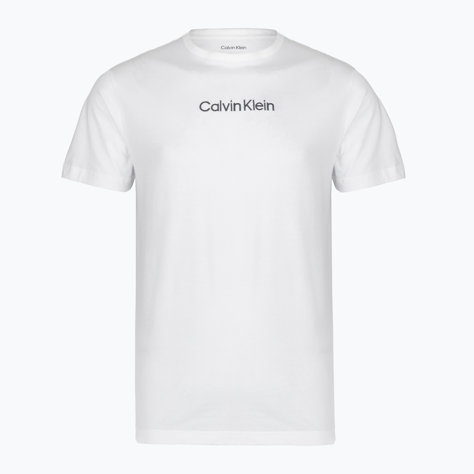 Мъжка тениска Calvin Klein 000NM2748E Crew Neck classic white w/ blue nights