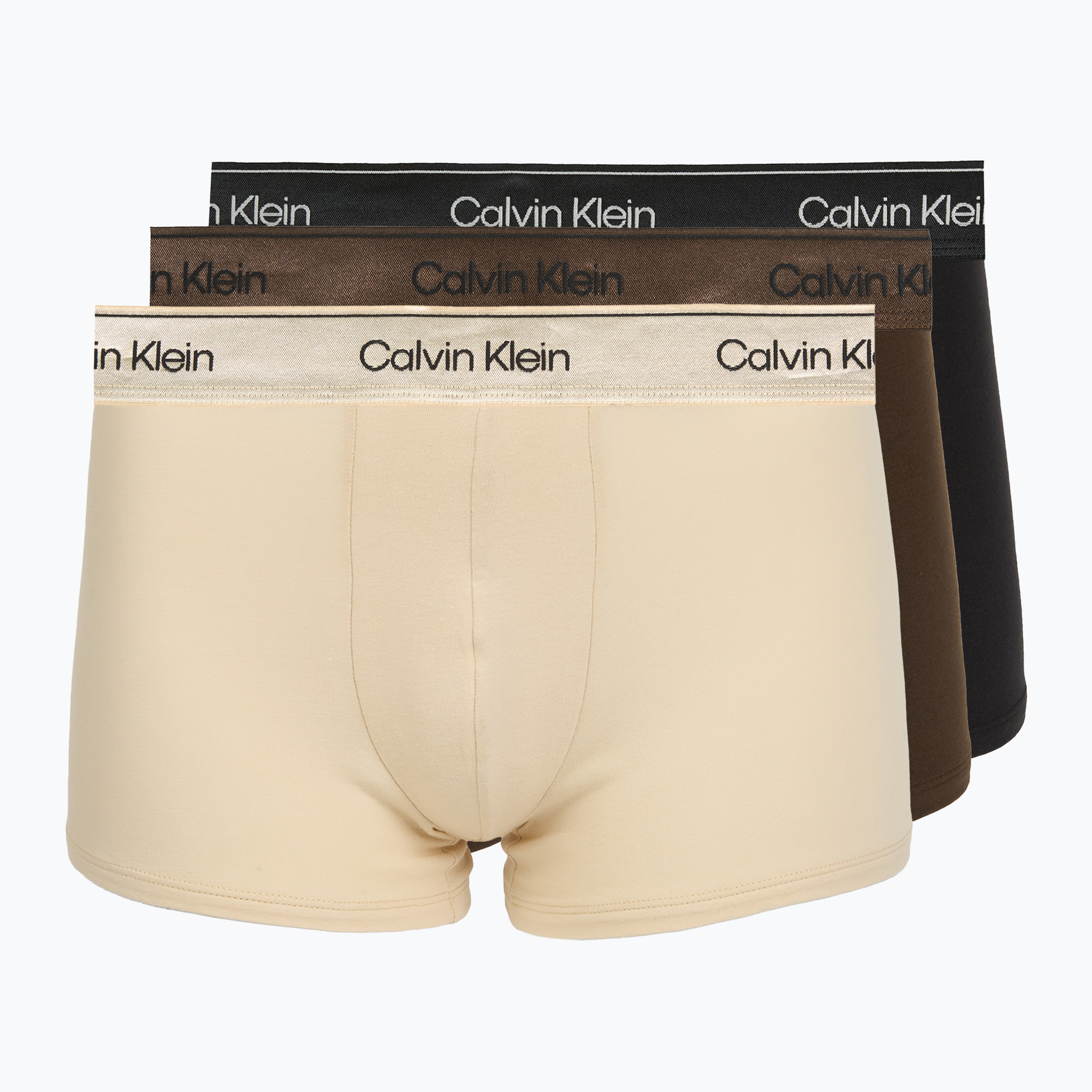 Pánske boxerky Calvin Klein LV00NB4575 Trunk black/brown cork/river sand