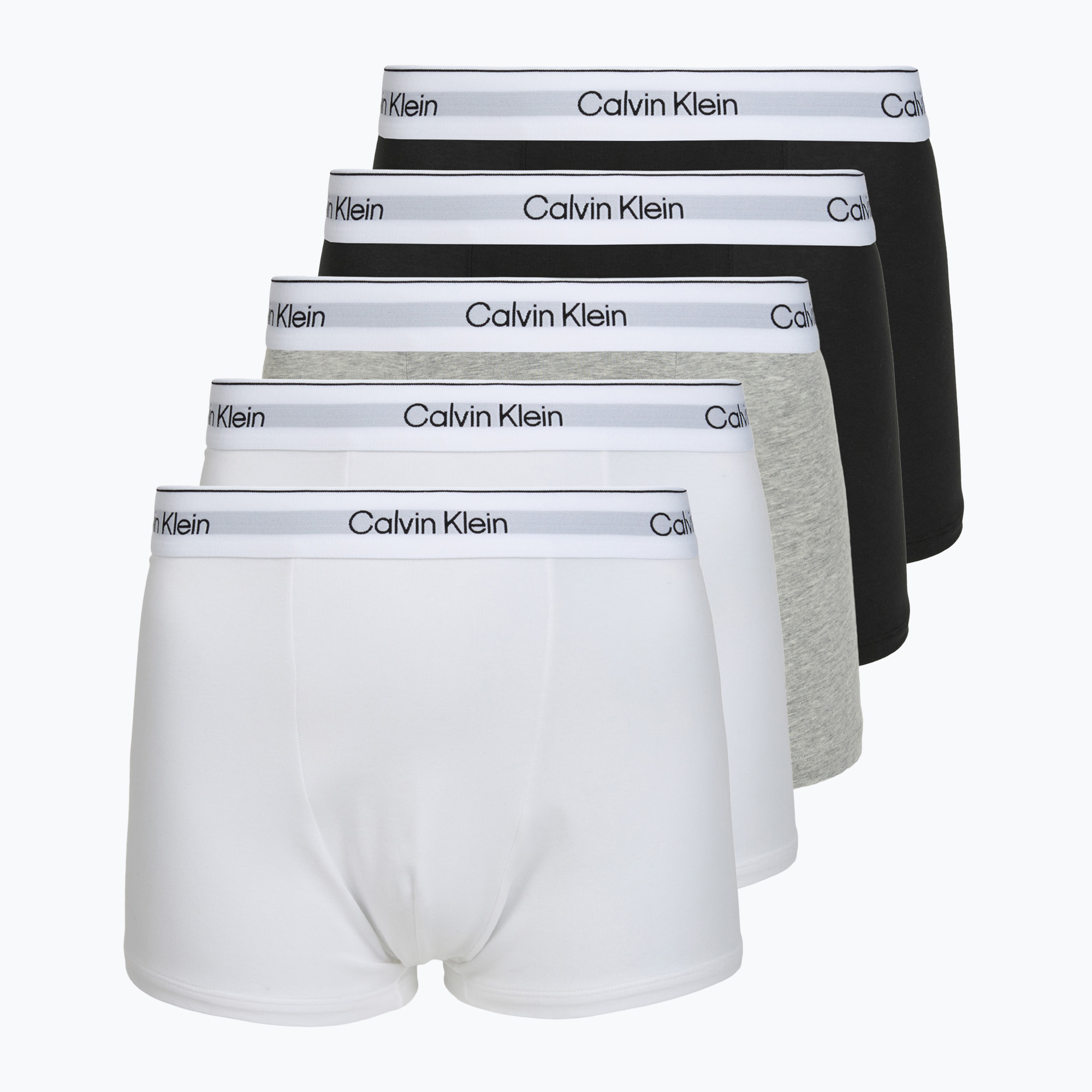 Boxeri pentru bărbați Calvin Klein LV00NB4437 Relaxed Fit Trunk grey heather/black/classic white