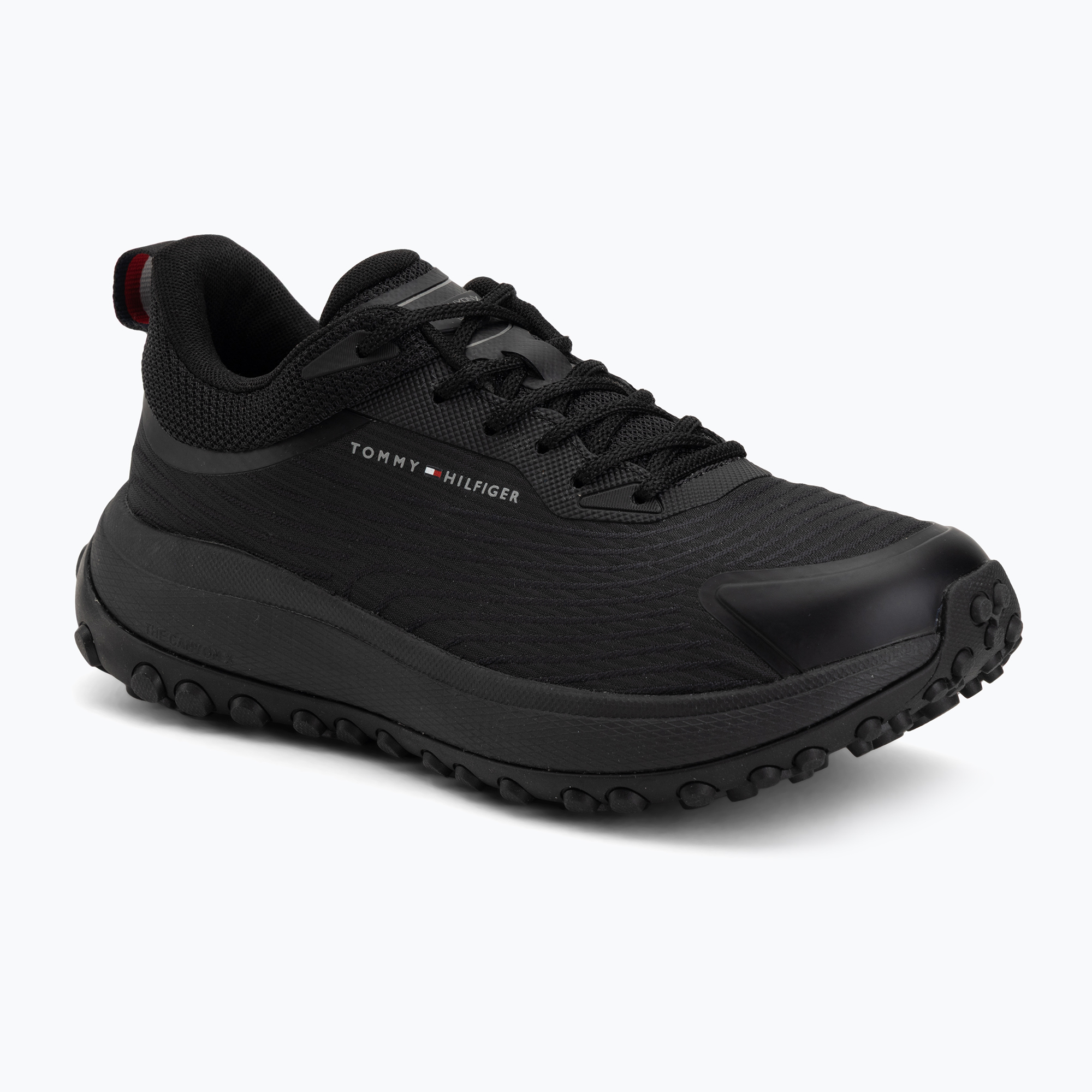 Încălțăminte pentru bărbați Tommy Hilfiger The Canyon X Knit triple black