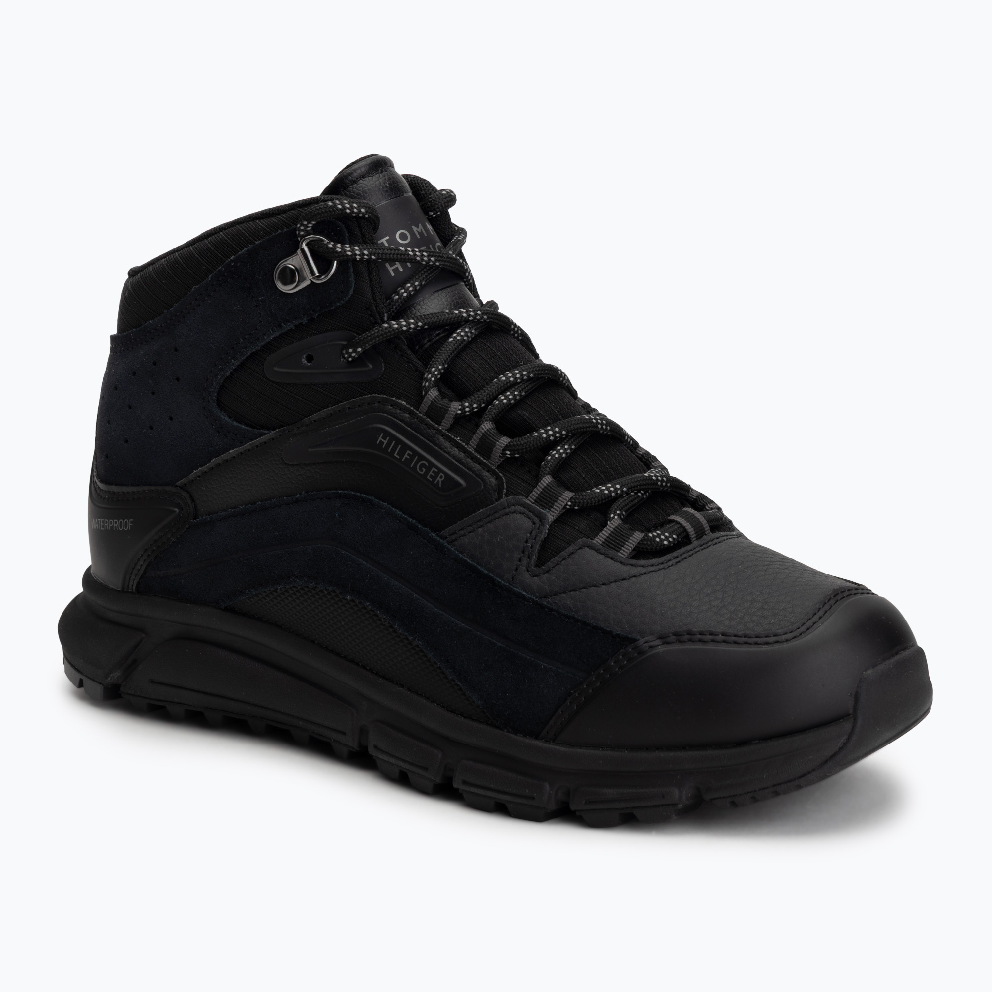 Încălțăminte pentru bărbați Tommy Hilfiger Mix Chuk Waterproof triple black