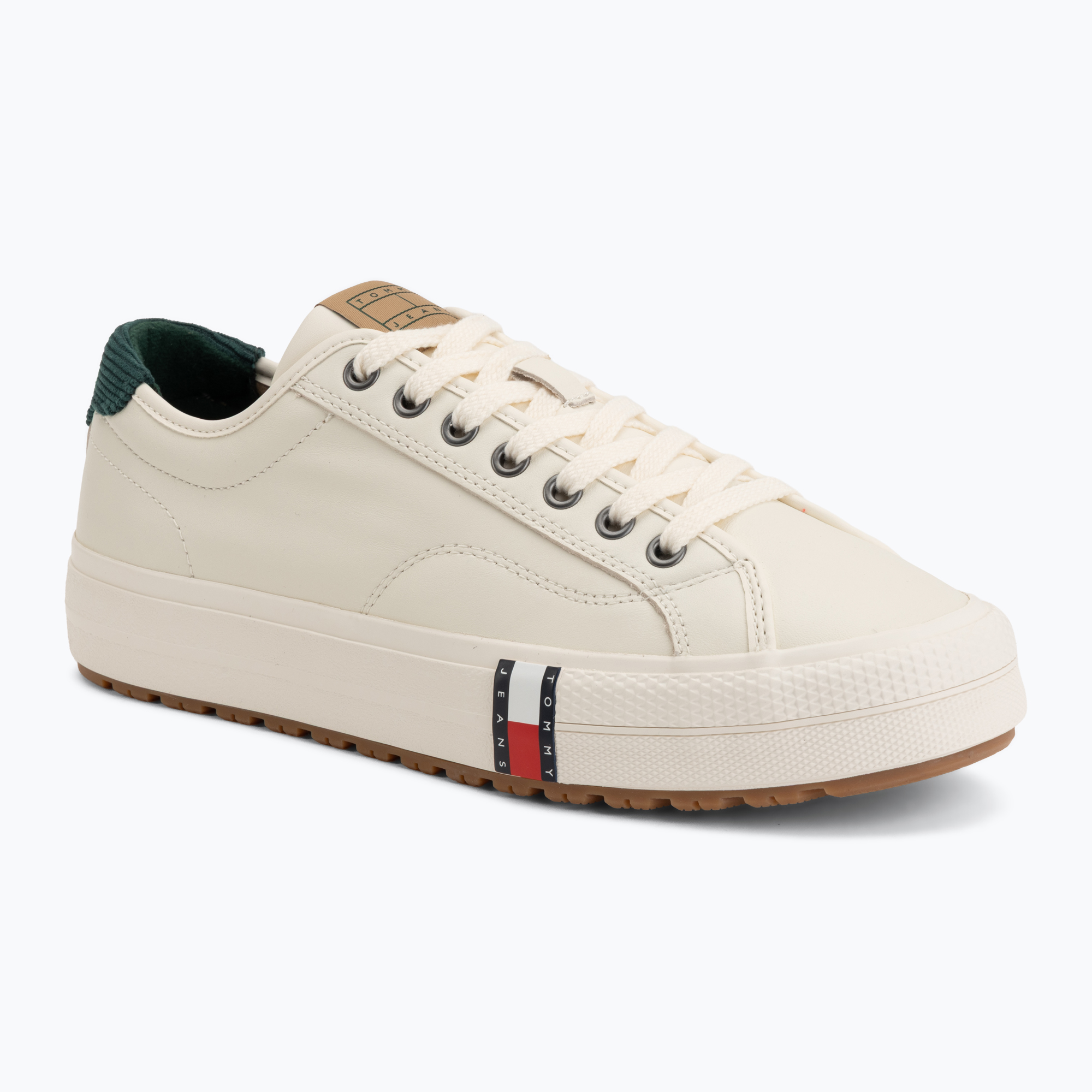 Мъжки обувки Tommy Hilfiger Archive Y2K Cleat Leather ivory petal/velvet green