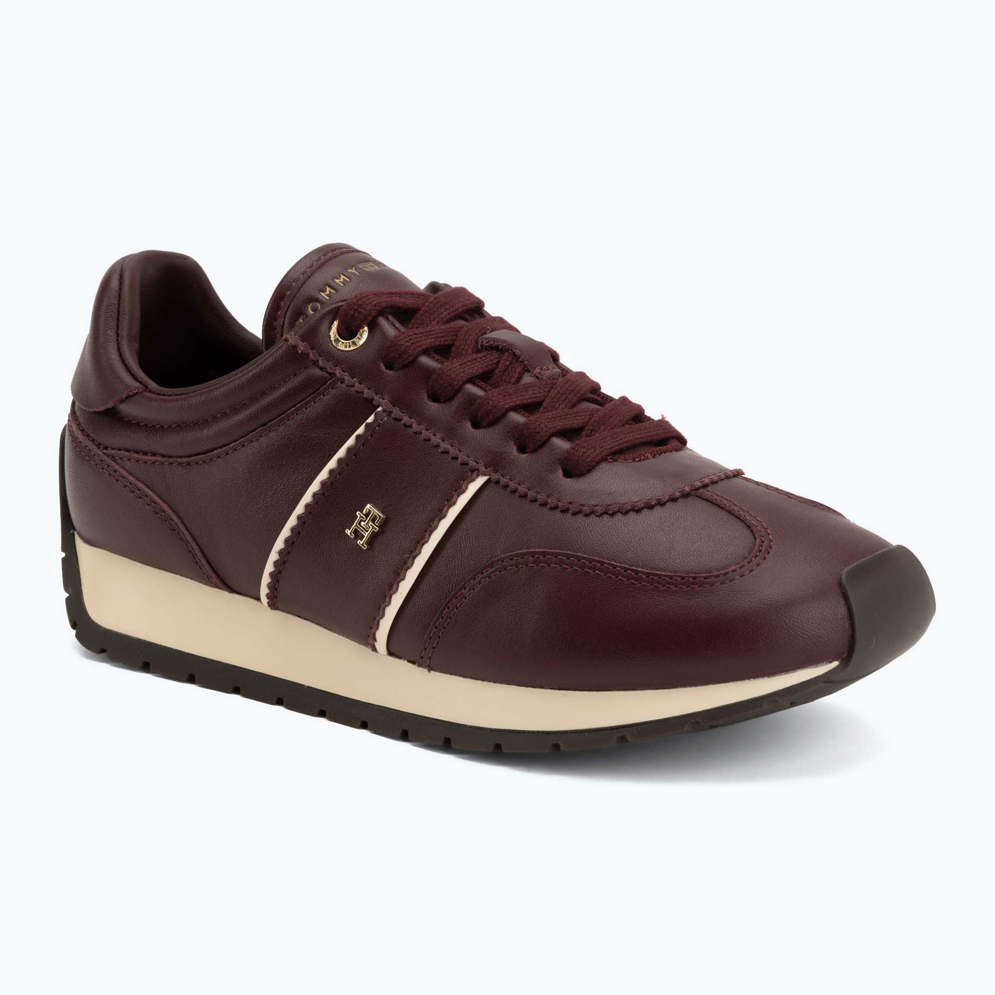 Дамски обувки Tommy Hilfiger Th Premium Casual Runner oxblood