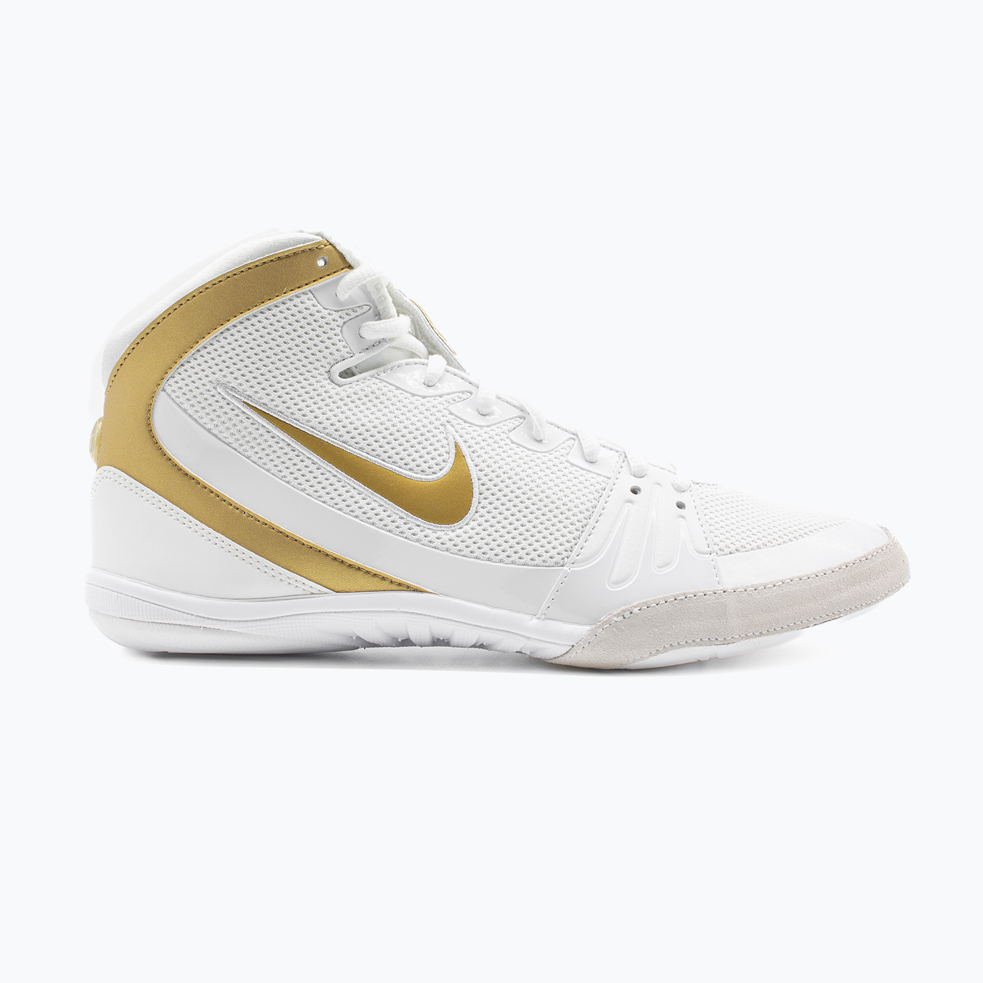Nike Freek white/metallic gold/cool grey boxing shoes (42 EU)