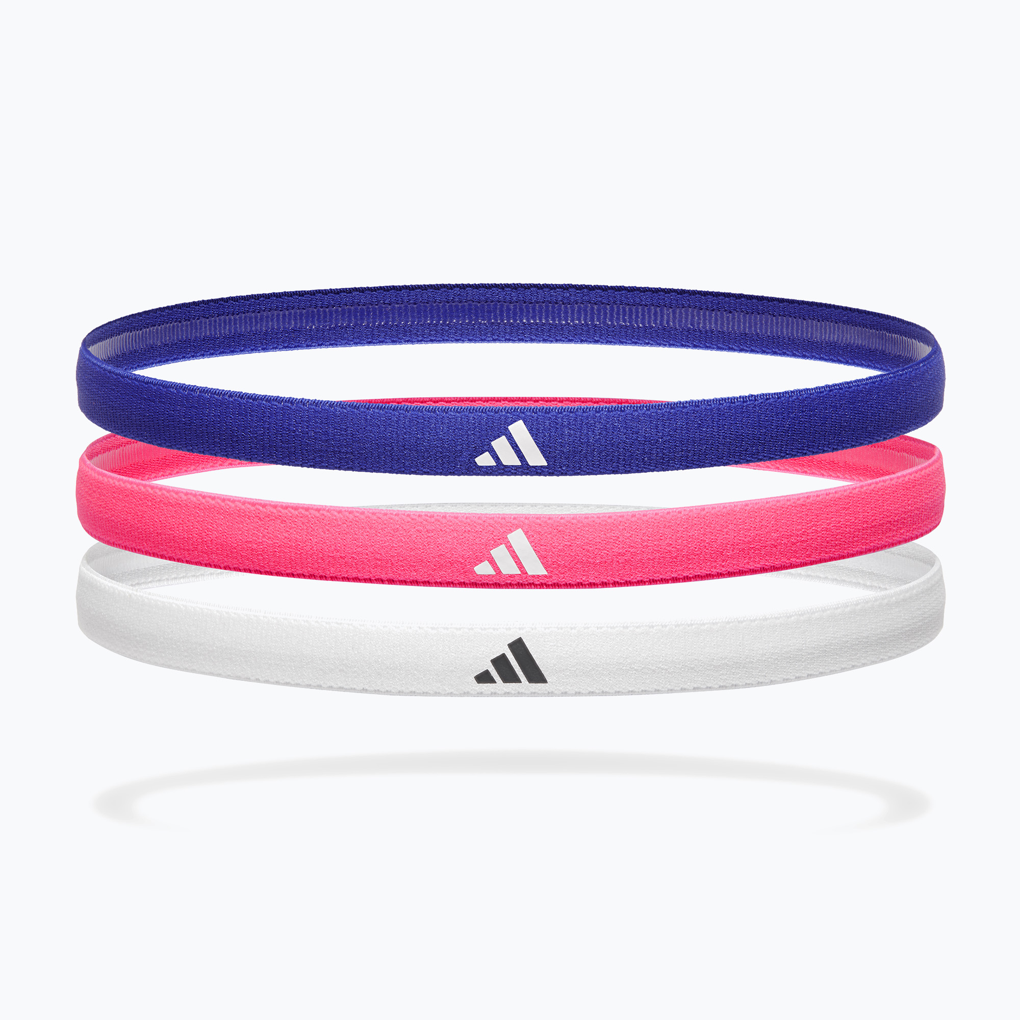 Ленти за глава adidas Hairbands 3 pack lucid blue/lucid pink/white