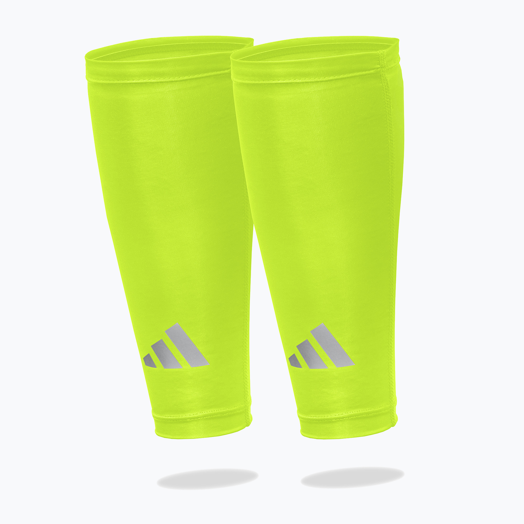 Benzi compresive pentru gambe adidas Climacool Compression Calf Sleeves lucid lemon
