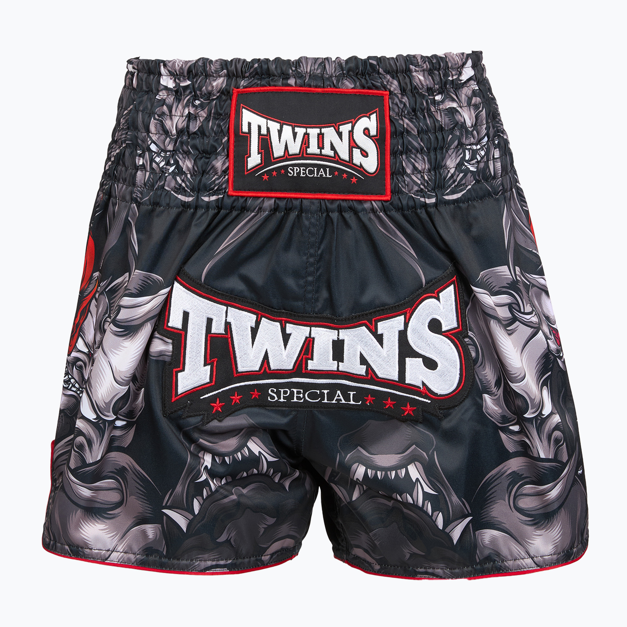 Spodenki treningowe Twins Special Muay Thai Twins Kabuki black/white/red