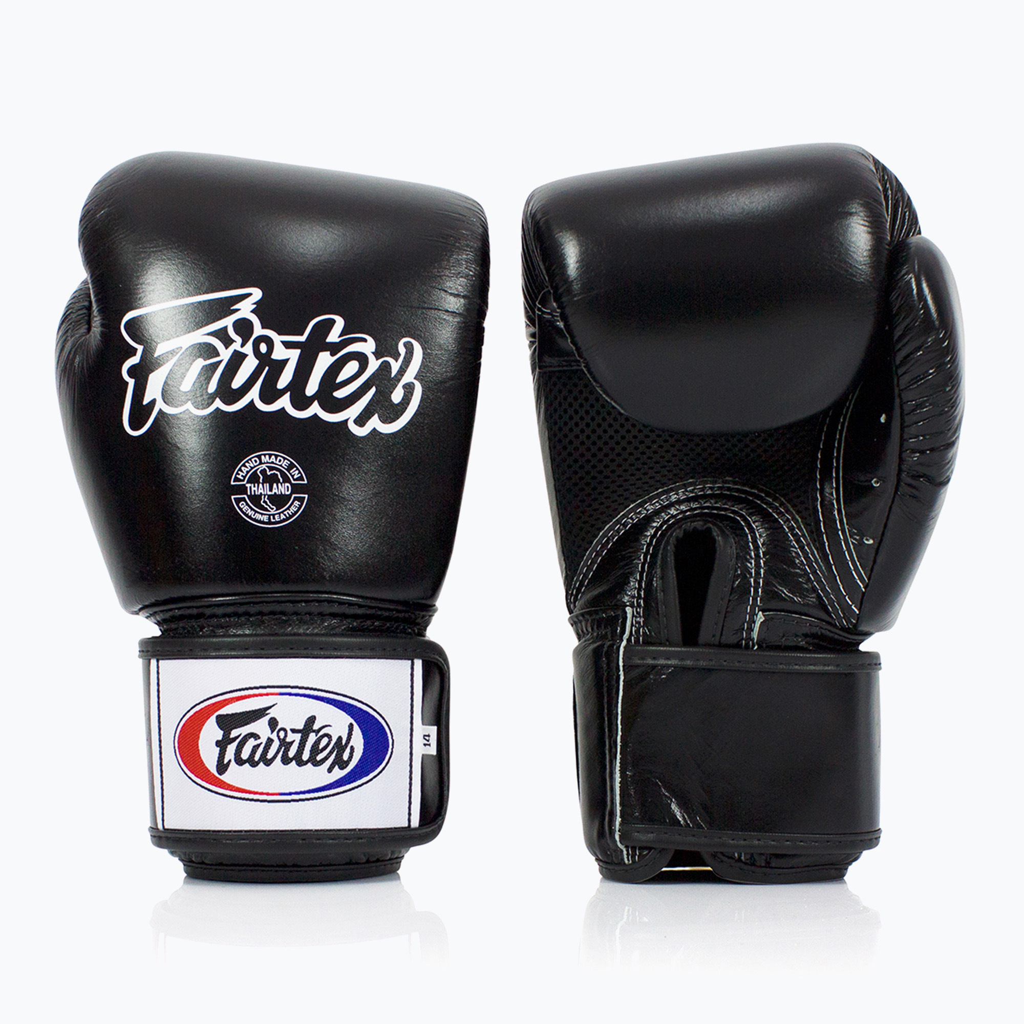 Fairtex Universal Дишащи черни боксови ръкавици
