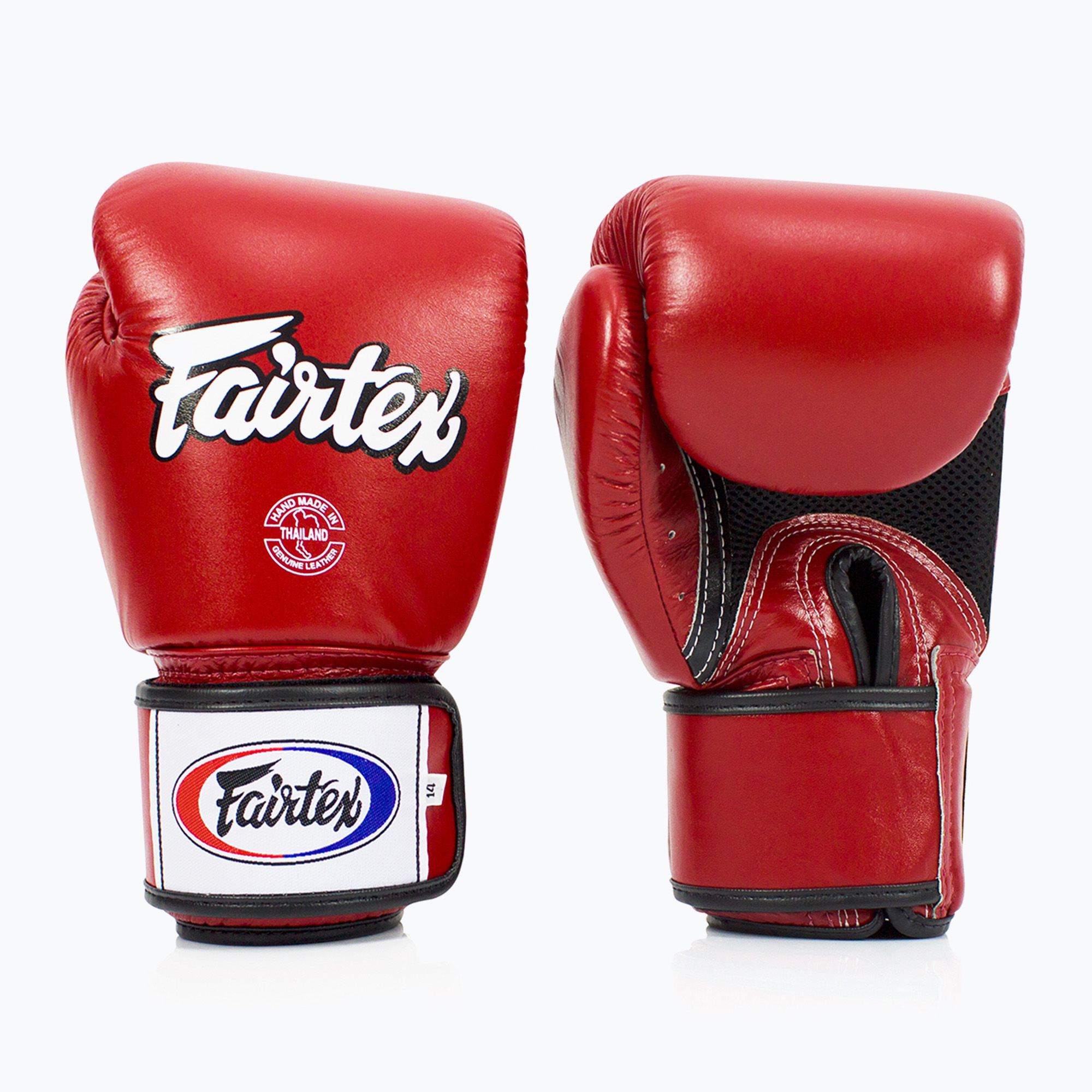 Fairtex Universal Дишащи червени боксови ръкавици