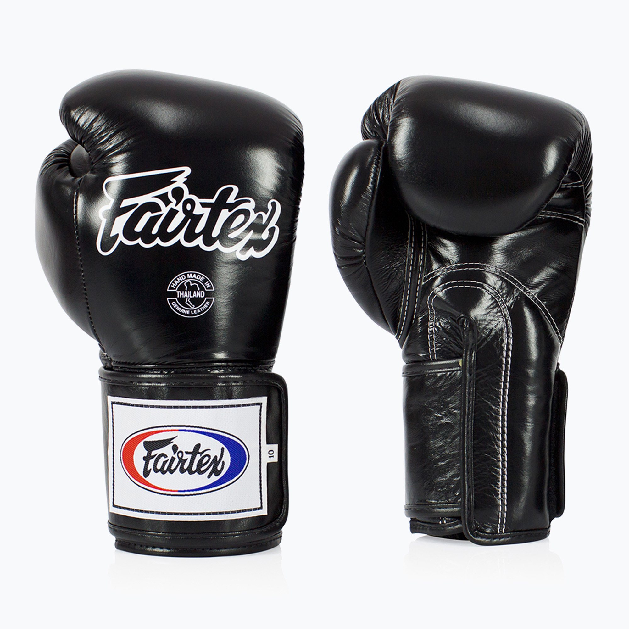 Boxerské rukavice Fairtex Super Sparring - Locked Thumb black