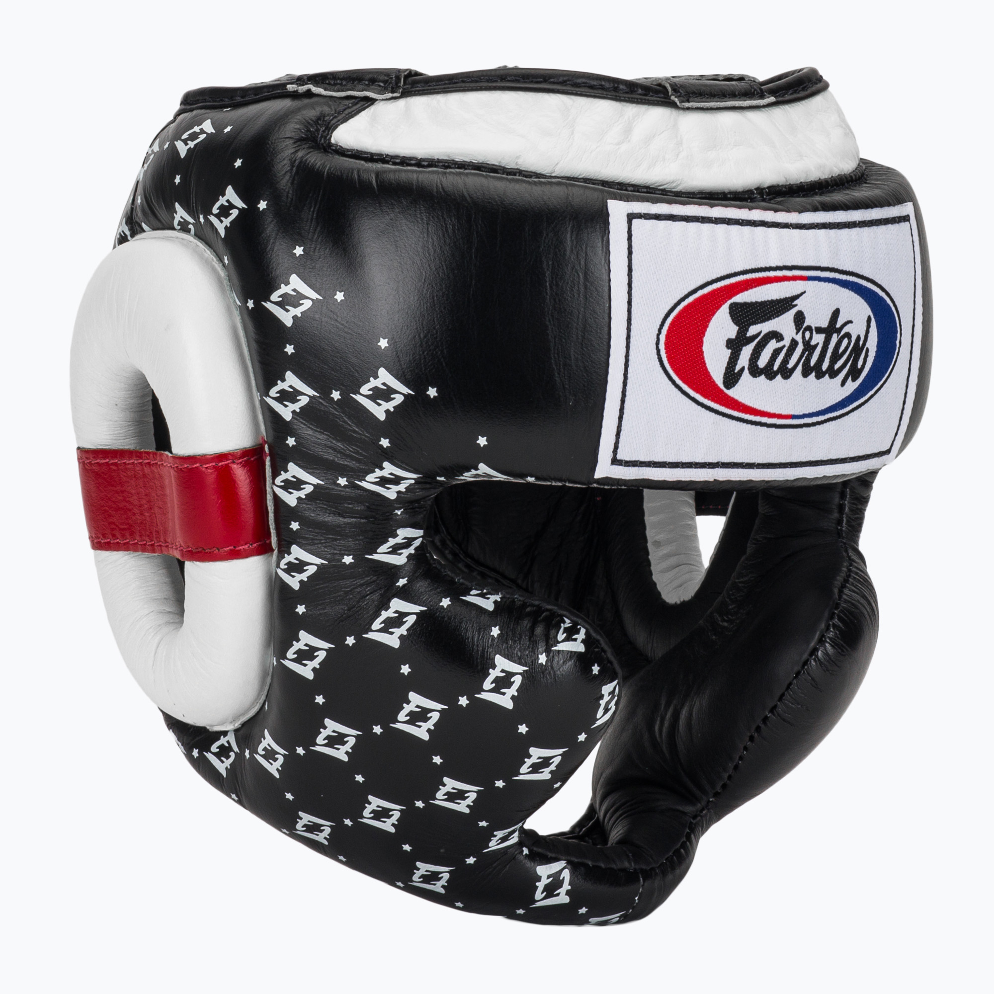 Cască de box Fairtex Super Sparring black/white