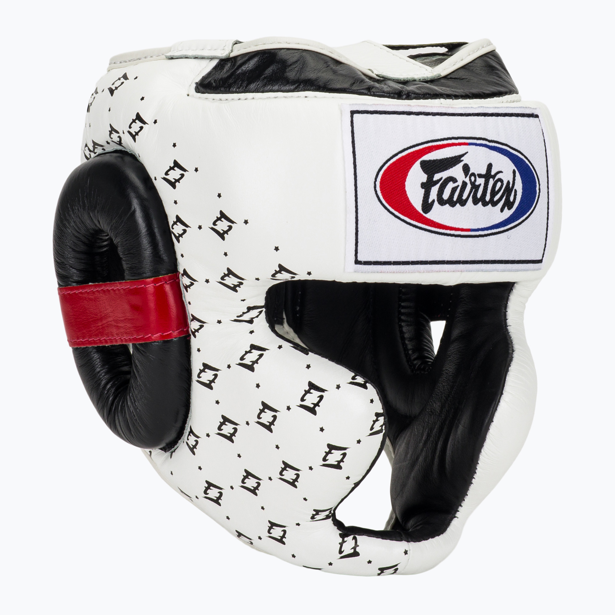 Boxerská prilba Fairtex Super Sparring white/black