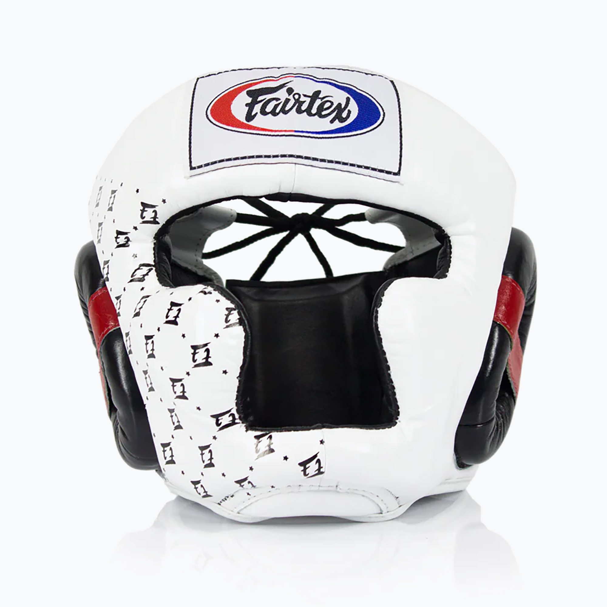 Boxerská prilba Fairtex Super Sparring white/black (Super Sparring HG10-WH/BK)