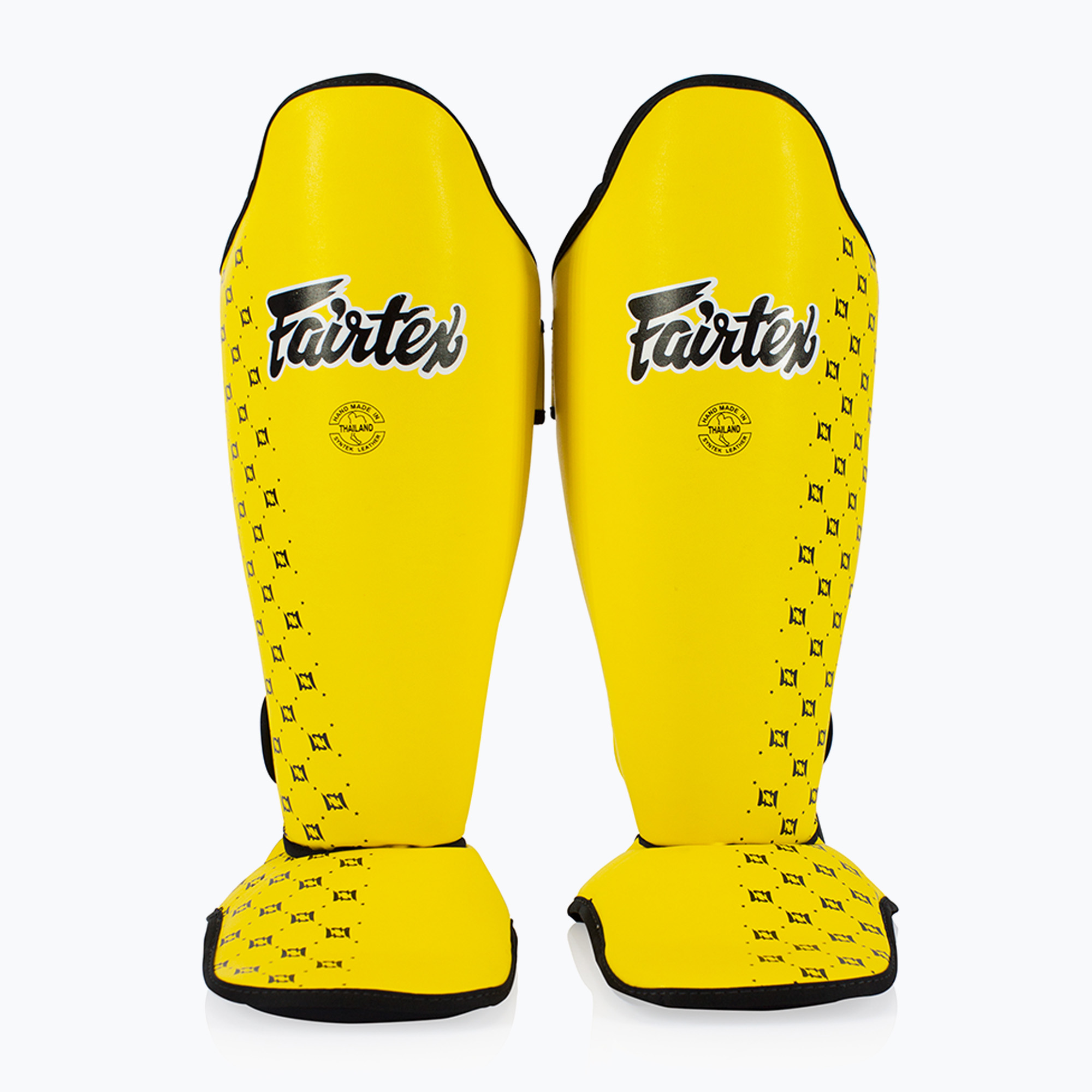 Ochraniacze piszczeli Fairtex Competition Shin Pads yellow 