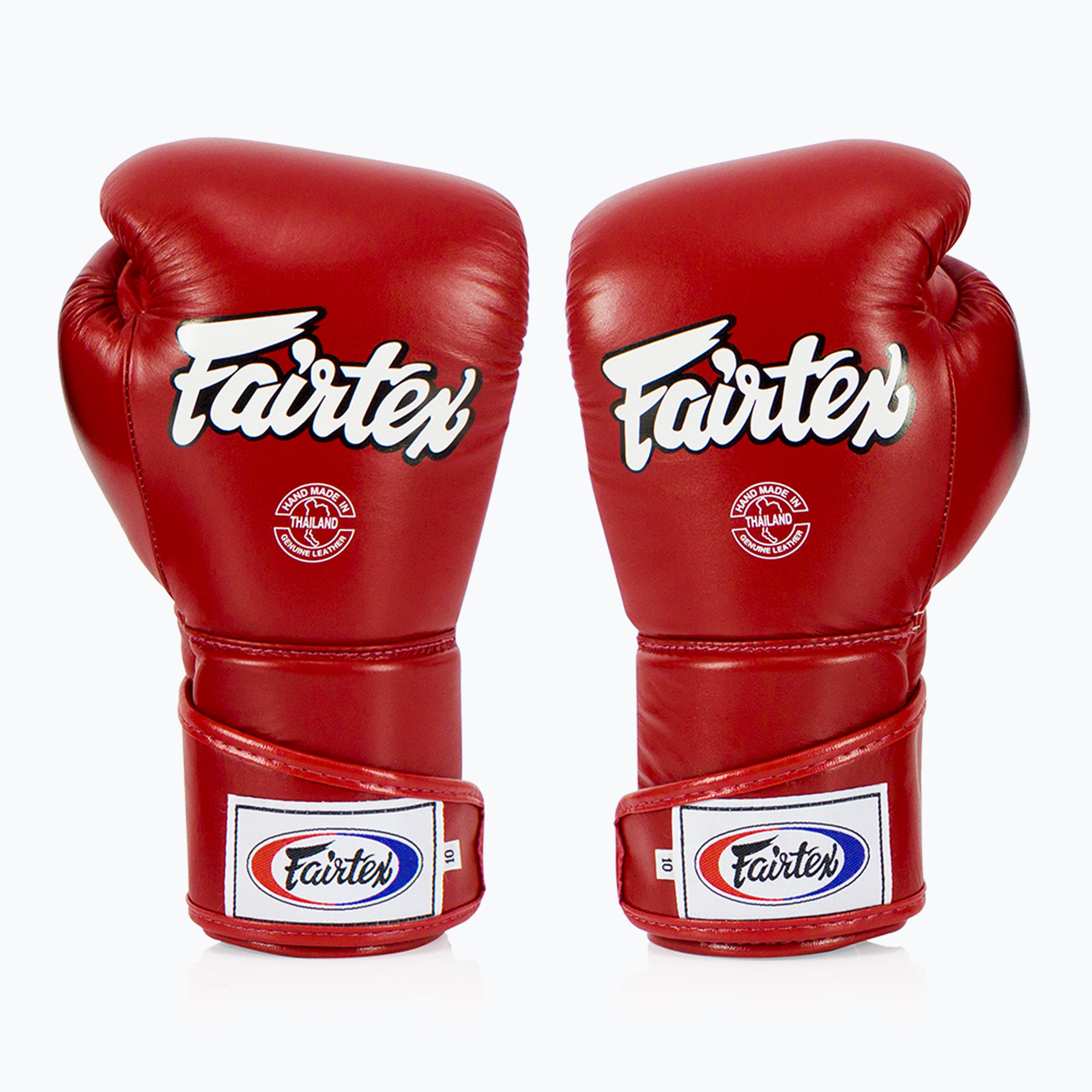 Rękawice bokserskie Fairtex Stylish Angular Sparring - Locked Thumb red 