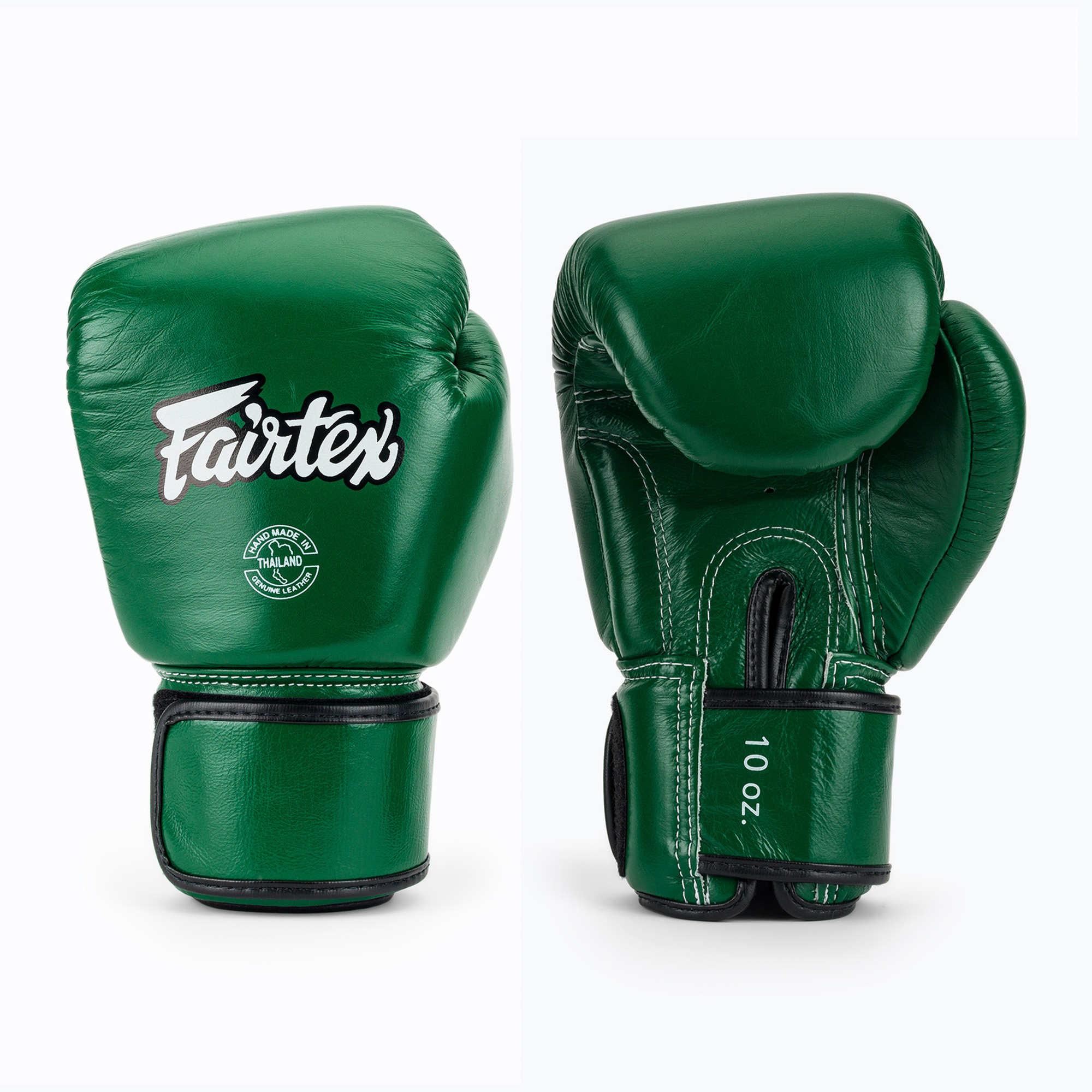 Боксови ръкавици Fairtex Real Leather Boxing green