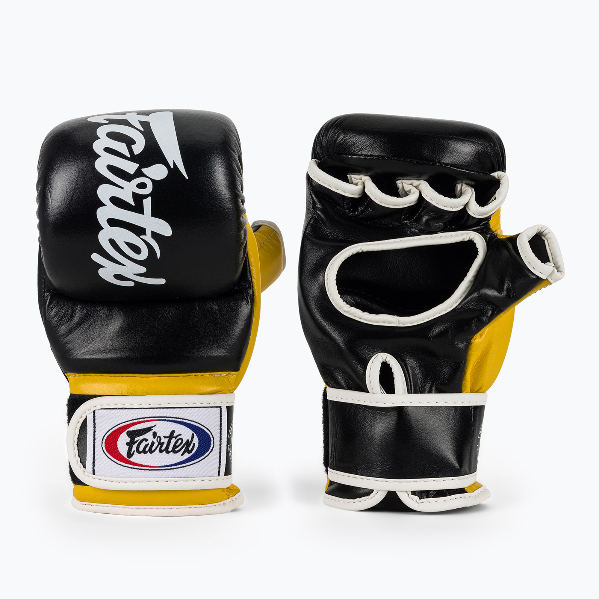 Fairtex Super Sparring Grapplingové rukavice čierna/žltá