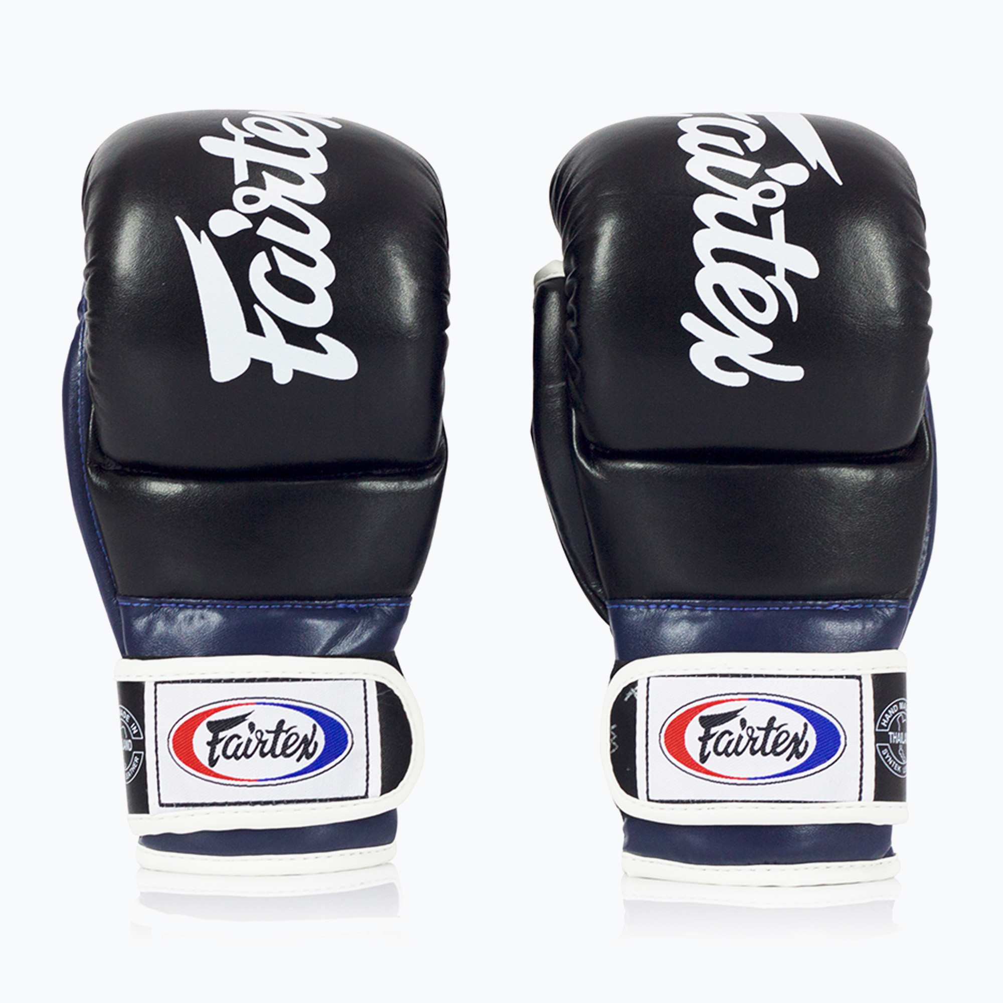 Fairtex Super Sparring Граплинг ръкавици черни/сини