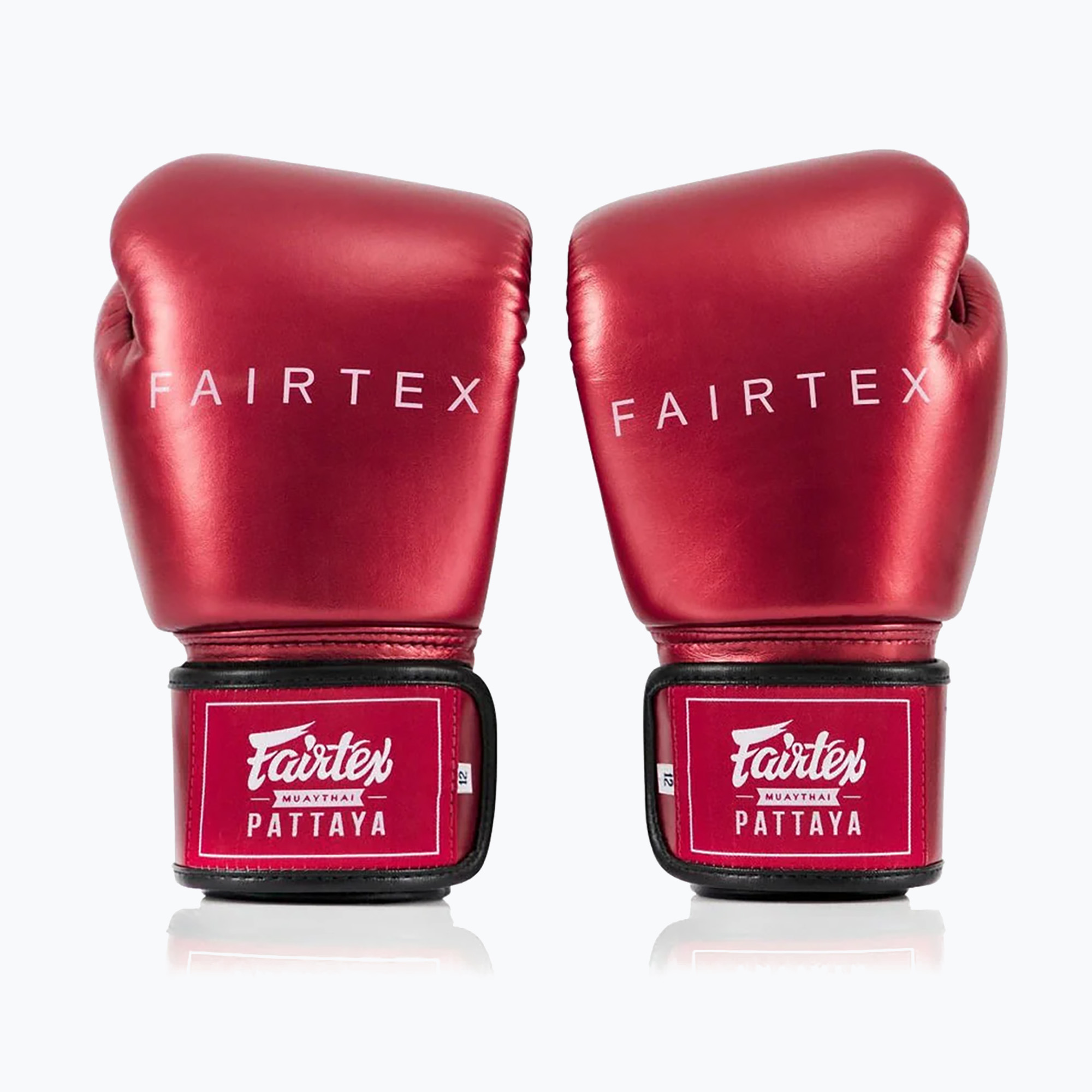 Боксови ръкавици Fairtex Metallic red