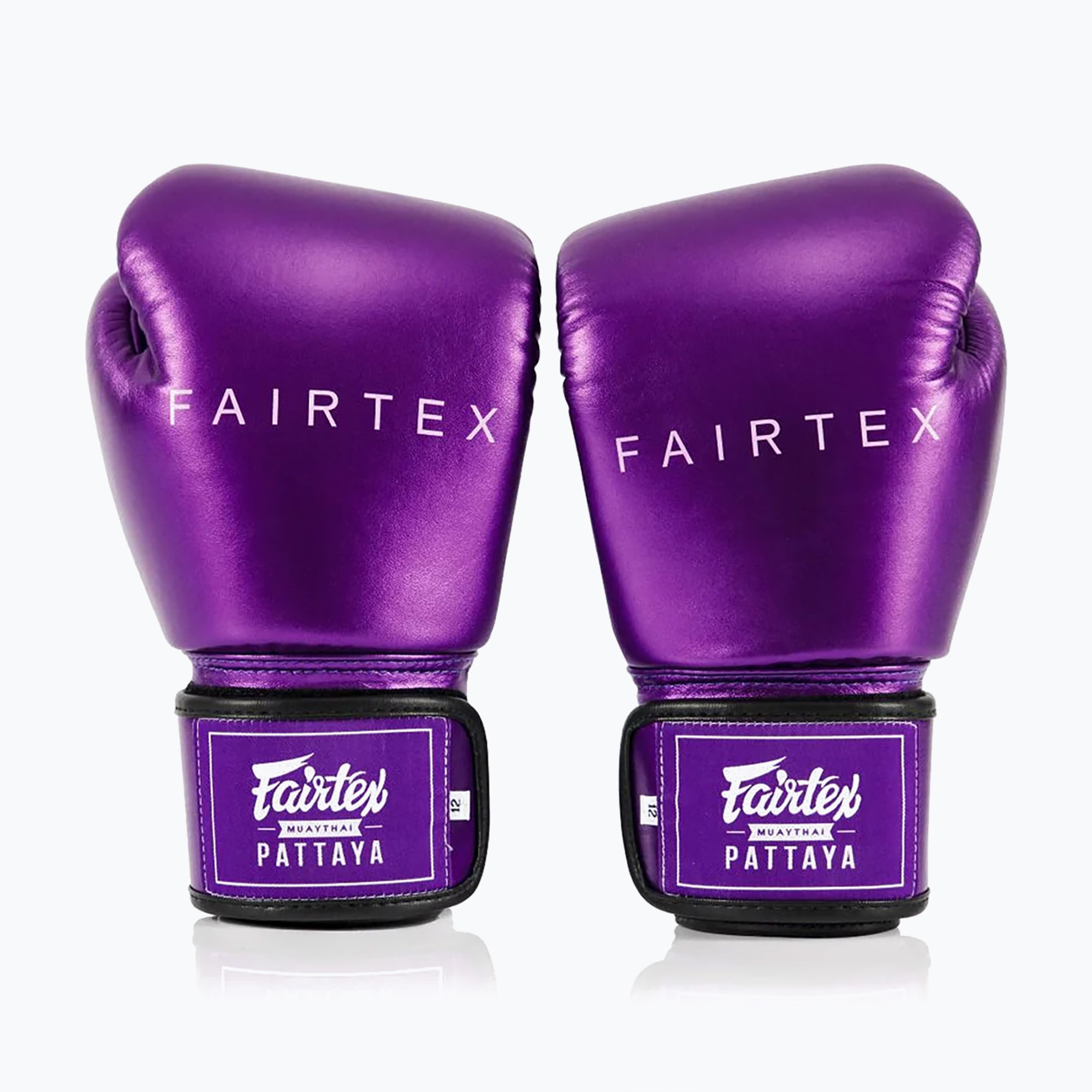 Rękawice bokserskie Fairtex Metallic Boxing purple 