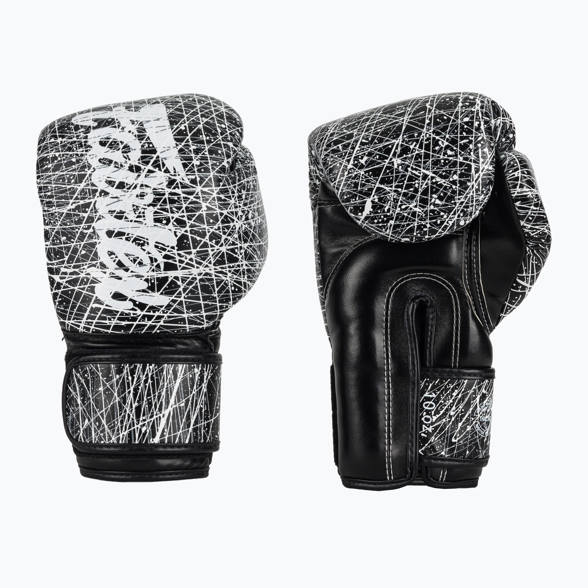 Боксови ръкавици Fairtex Microfiber Art Collections Painter black/white