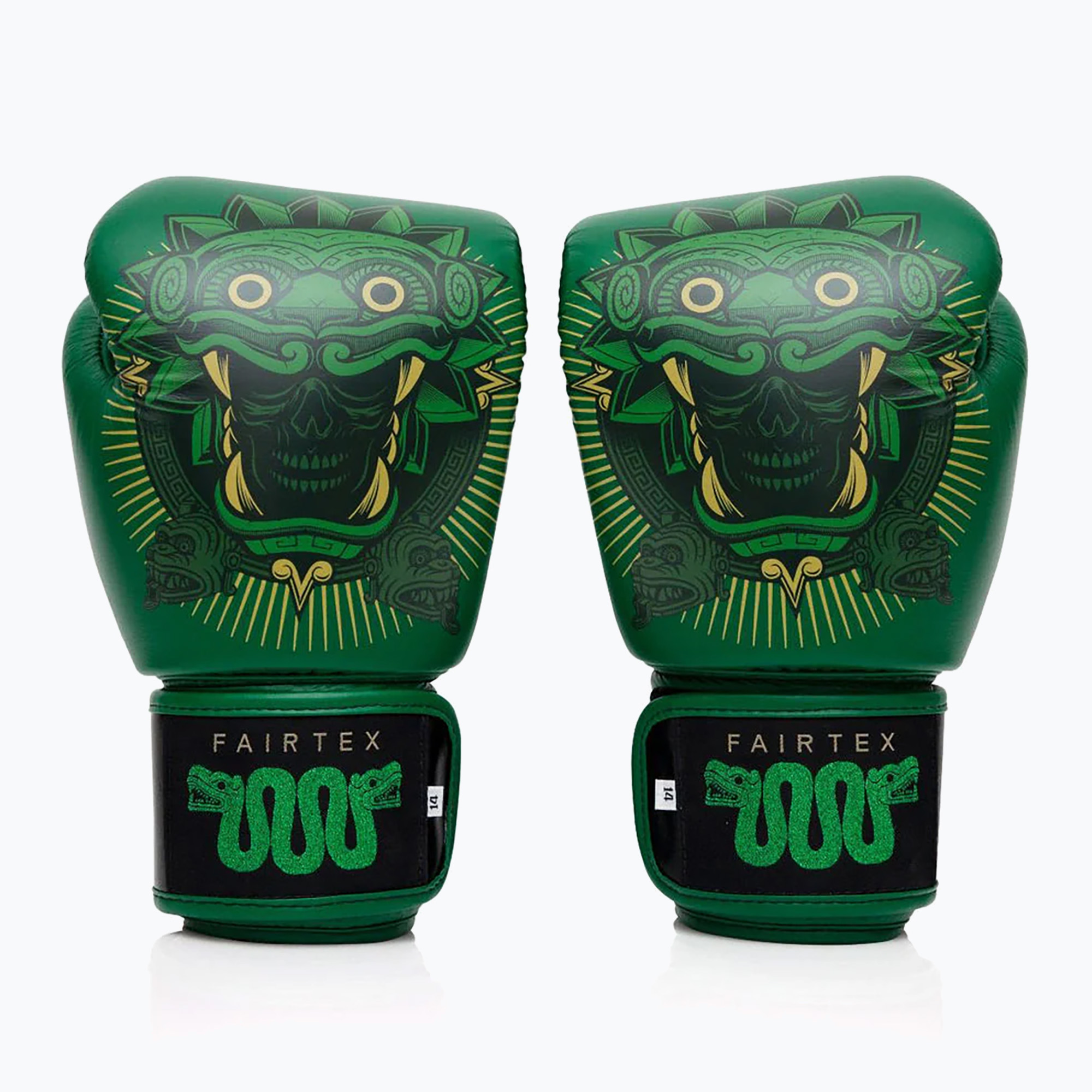 Fairtex X Tom Atencio Boxing Resurrection guanti da boxe verdi (8 oz) (Tom Atencio Boxing Resurrection BGV-P-RESU)