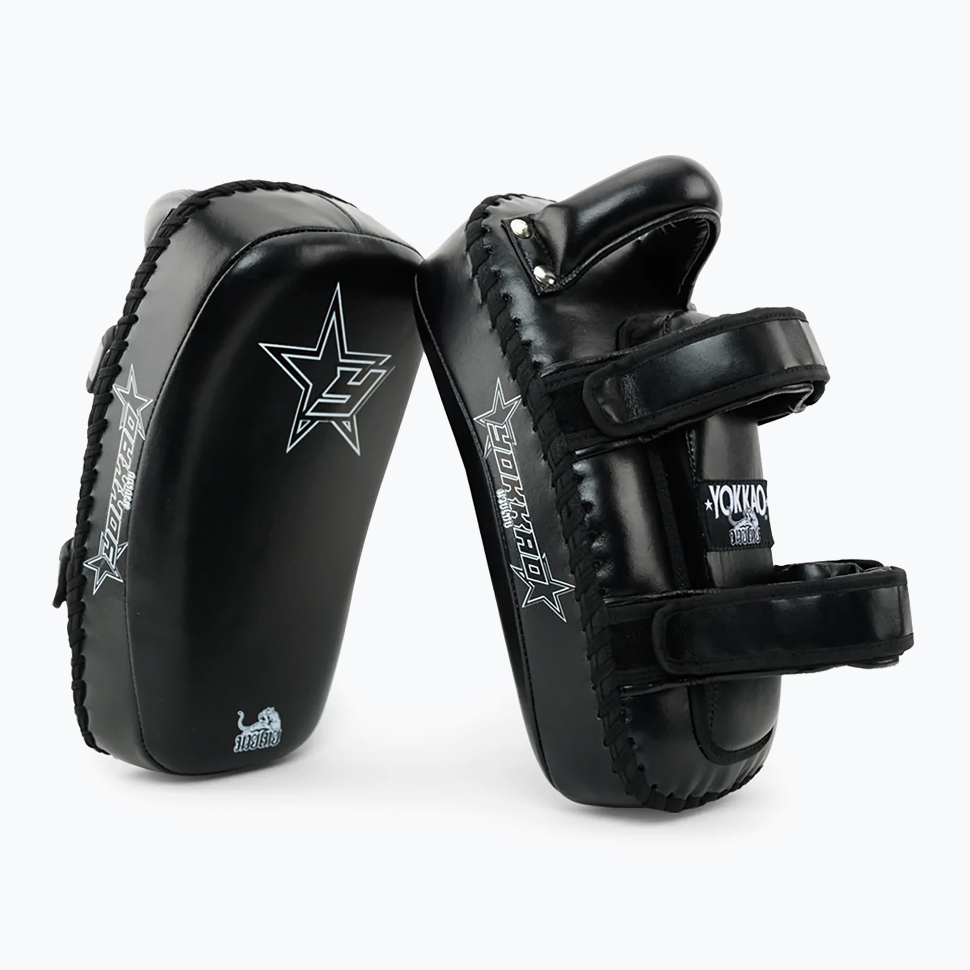 Łapy treningowe trenerskie do kopnięć YOKKAO Institution Kick Pads black