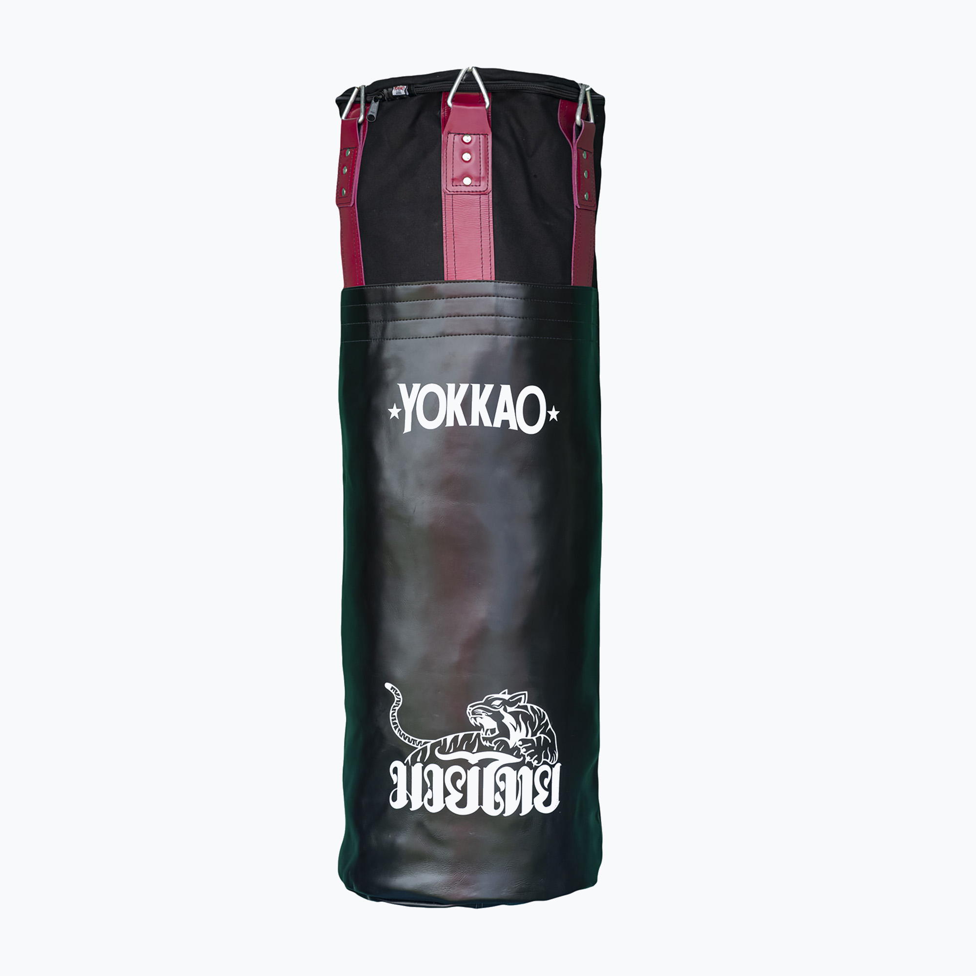 Worek bokserski do wypełnienia YOKKAO Matrix XL black/ cerise 