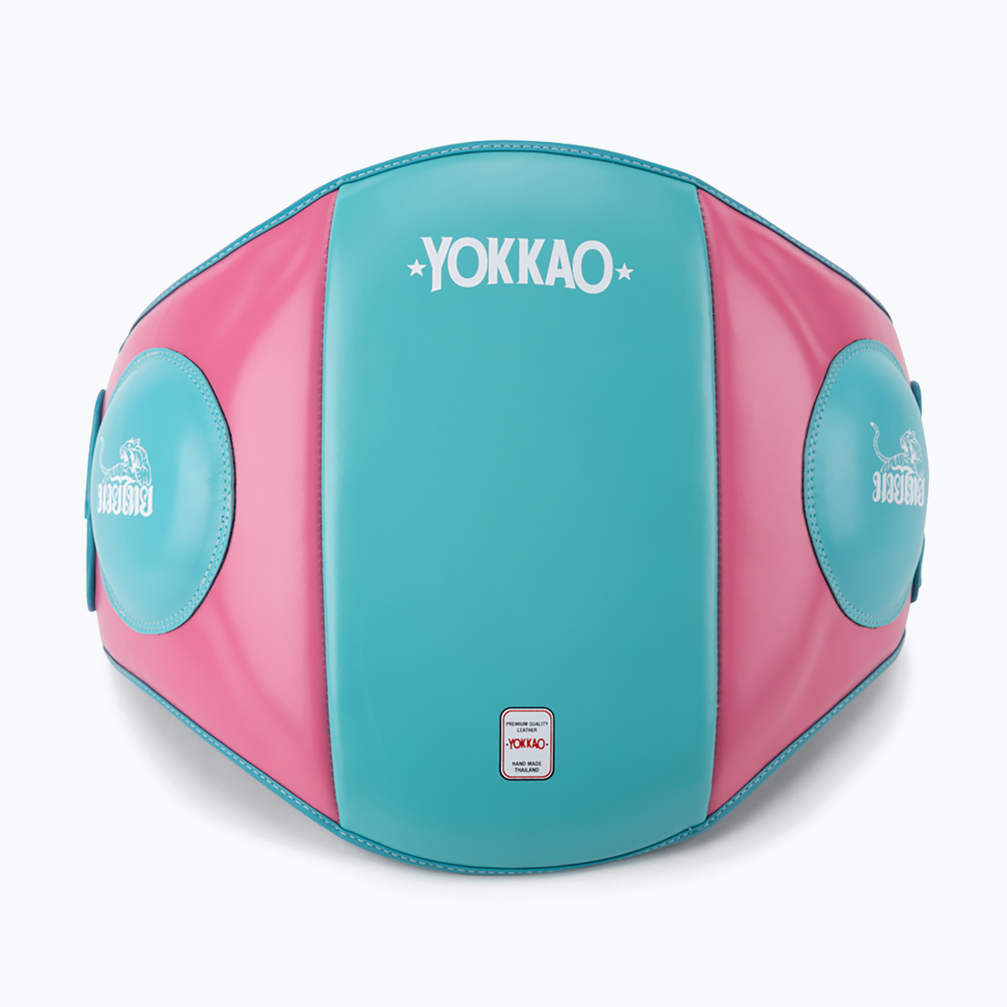 Pas do treningu uderzeń YOKKAO Belly Pad hot pink/island 