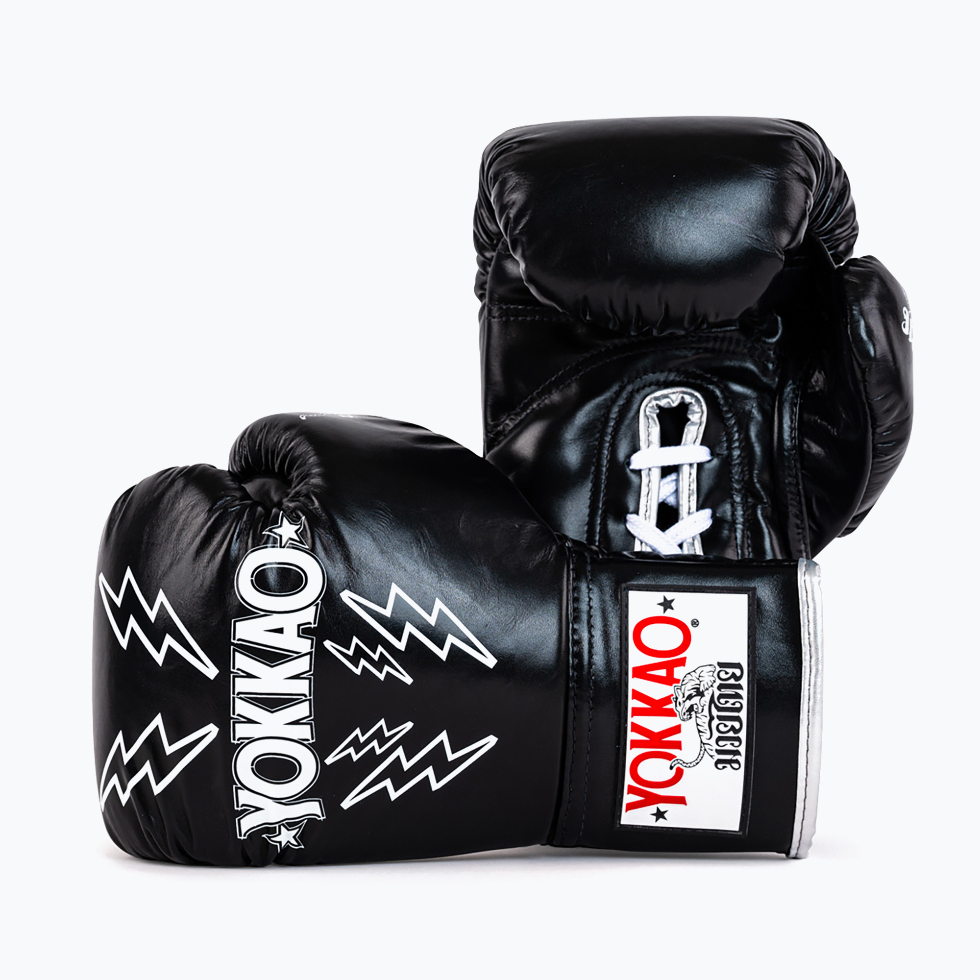 Rękawice bokserskie męskie YOKKAO Stadium Lace Up black 
