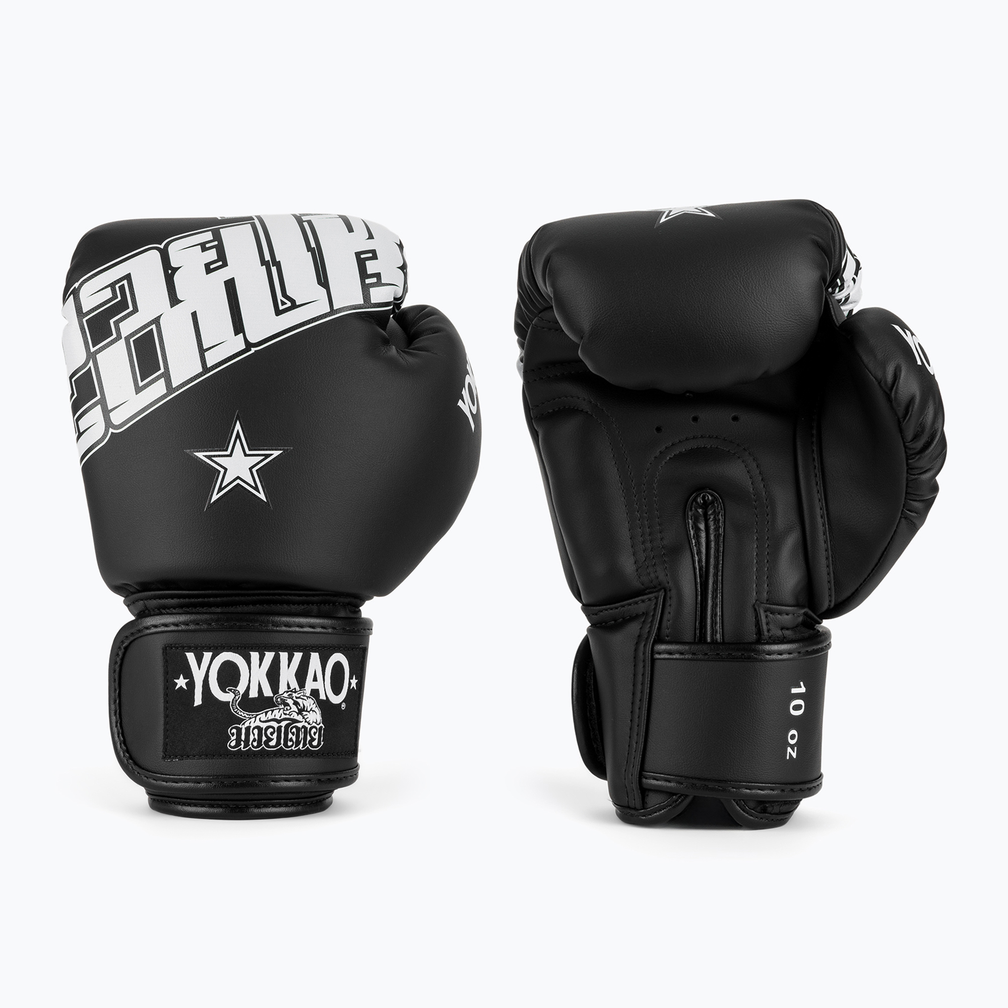 Mănuși de box YOKKAO Lettering Boxing black