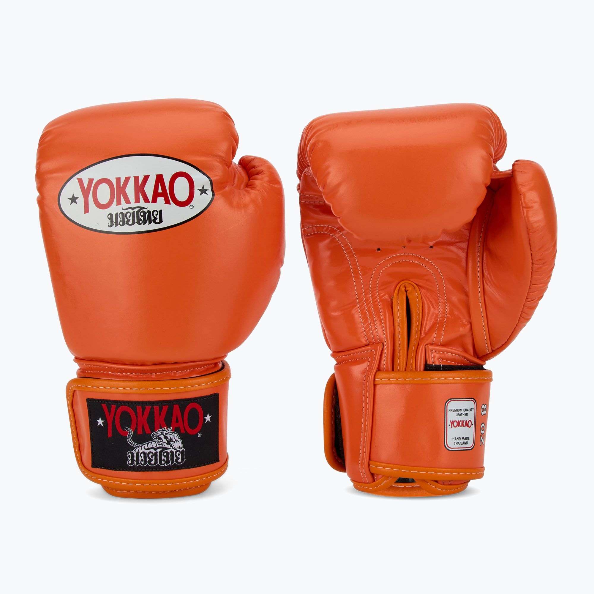 Rękawice bokserskie męskie YOKKAO Matrix orange ibis 