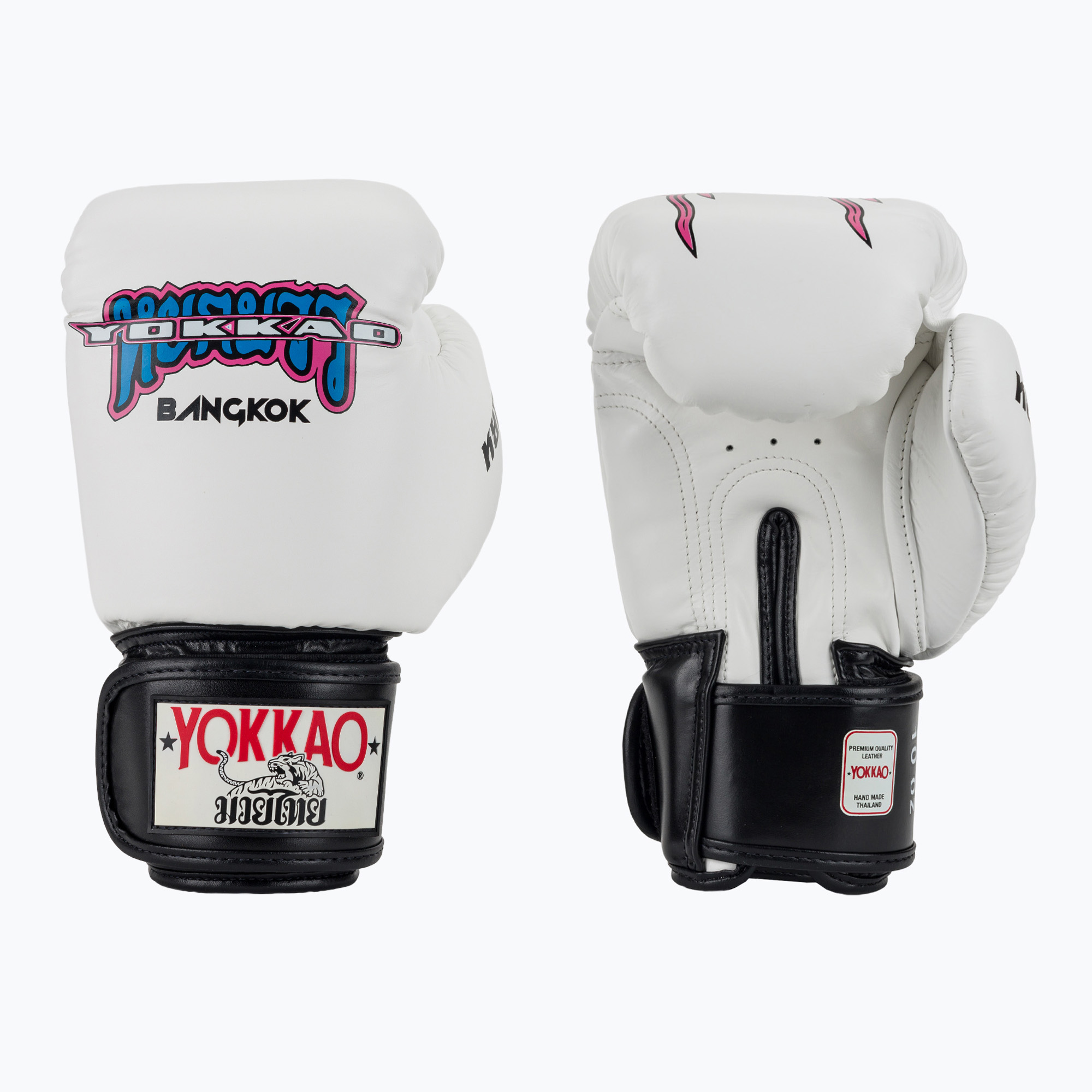 Mănuși de box pentru bărbați YOKKAO East Club white