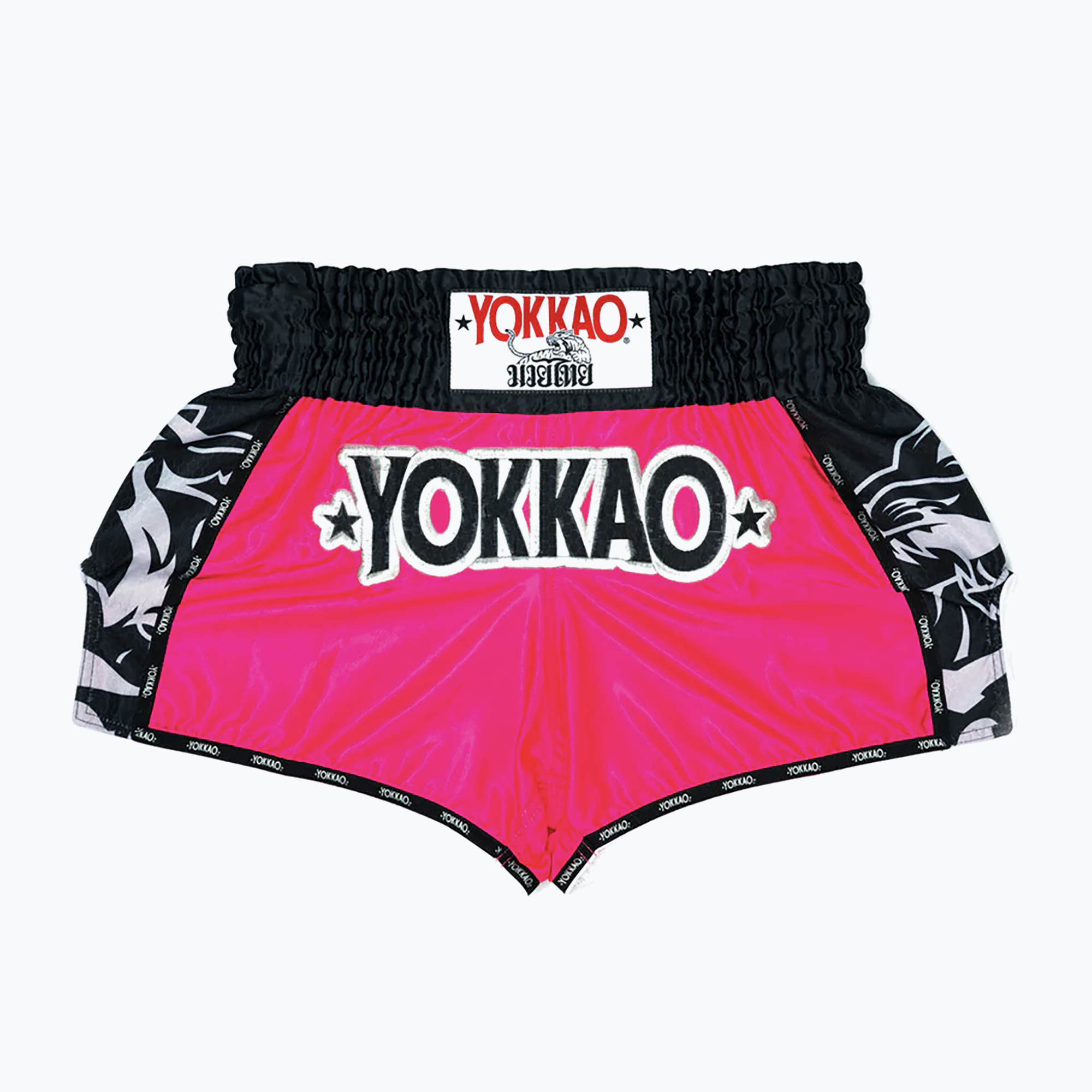 Spodenki treningowe meskie YOKKAO Original Muay Thai magenta 