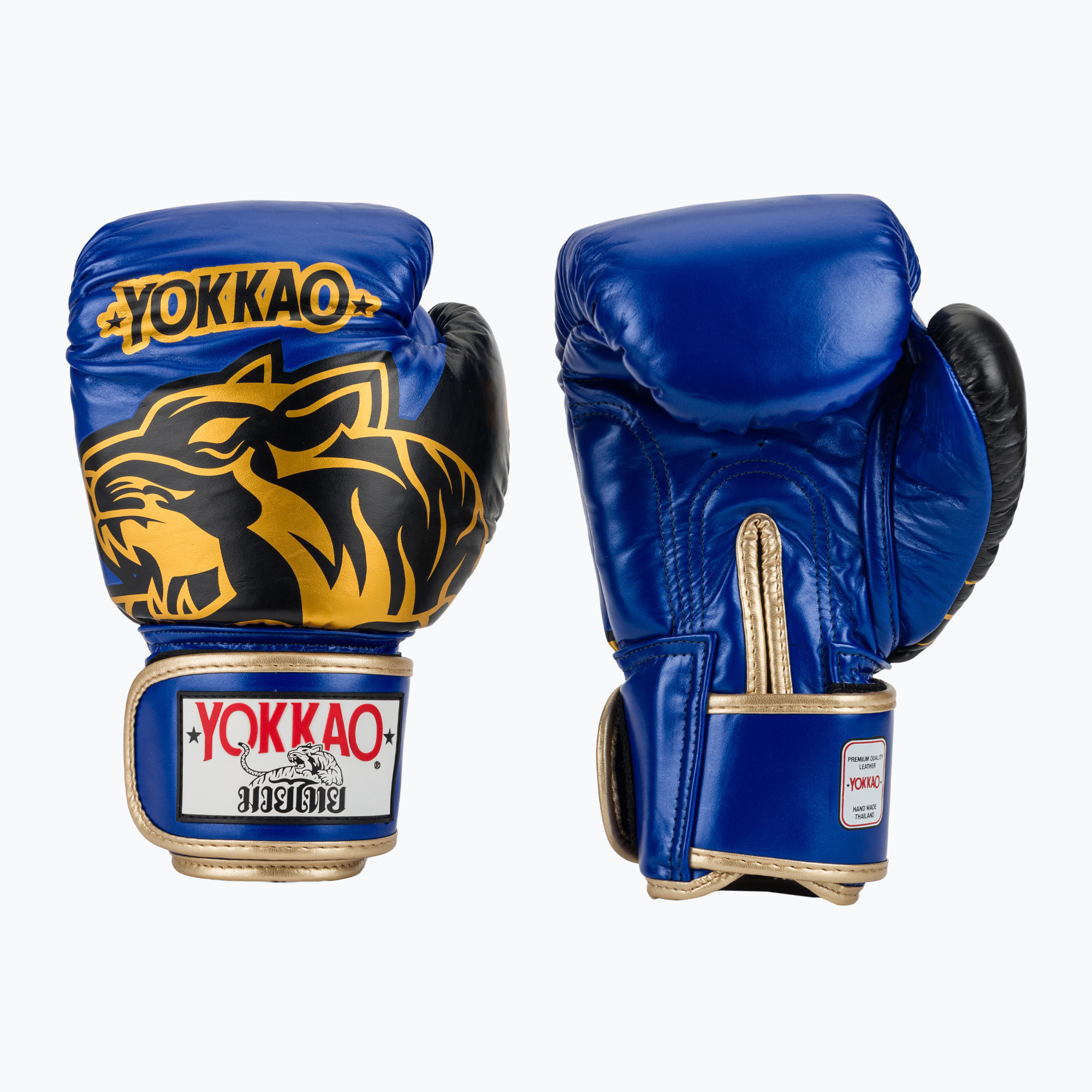 Boxerské rukavice YOKKAO Original Boxing Gloves electric blue (Original Boxing Gloves FYGL-90-3)