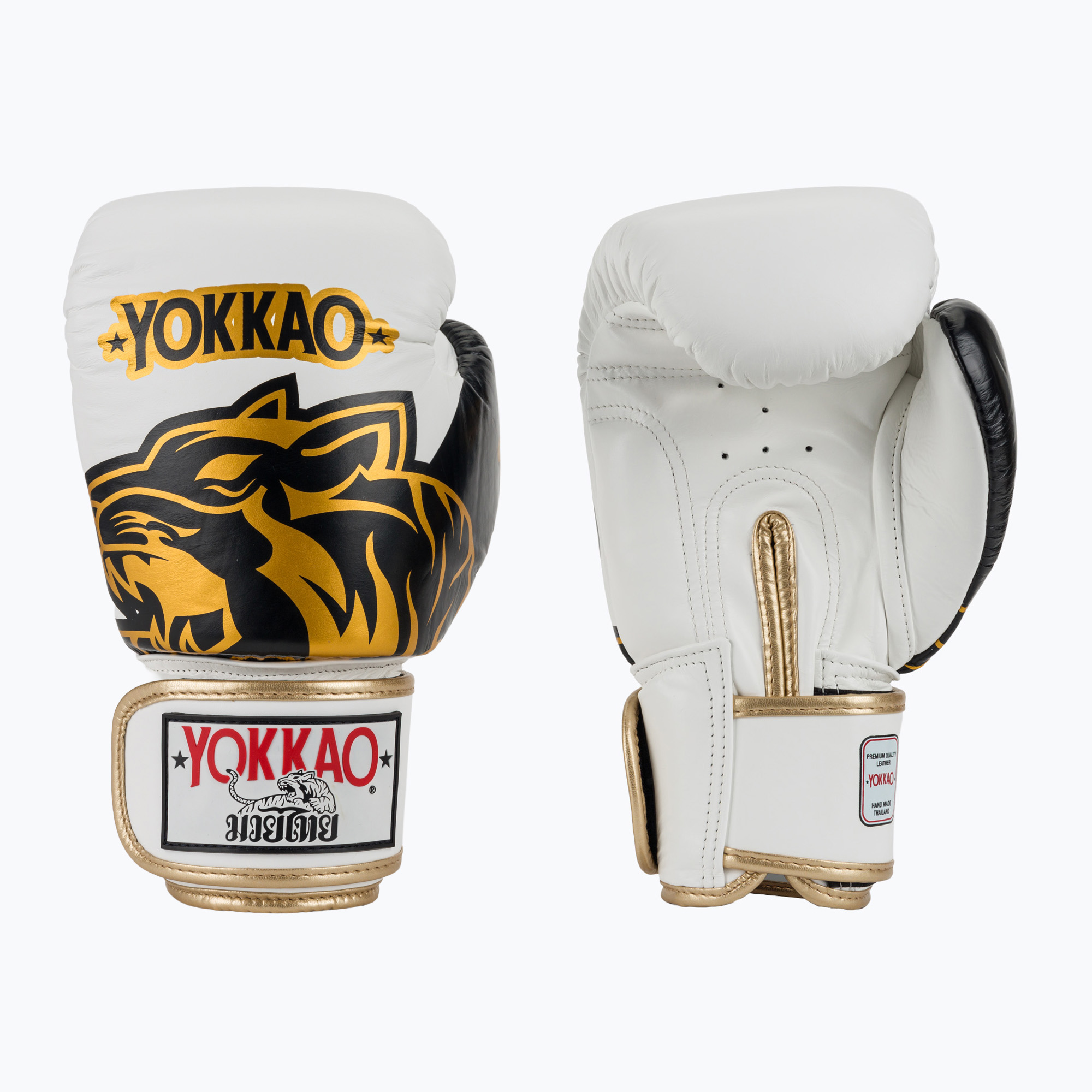 Mănuși de box YOKKAO Original Boxing Gloves absolute white