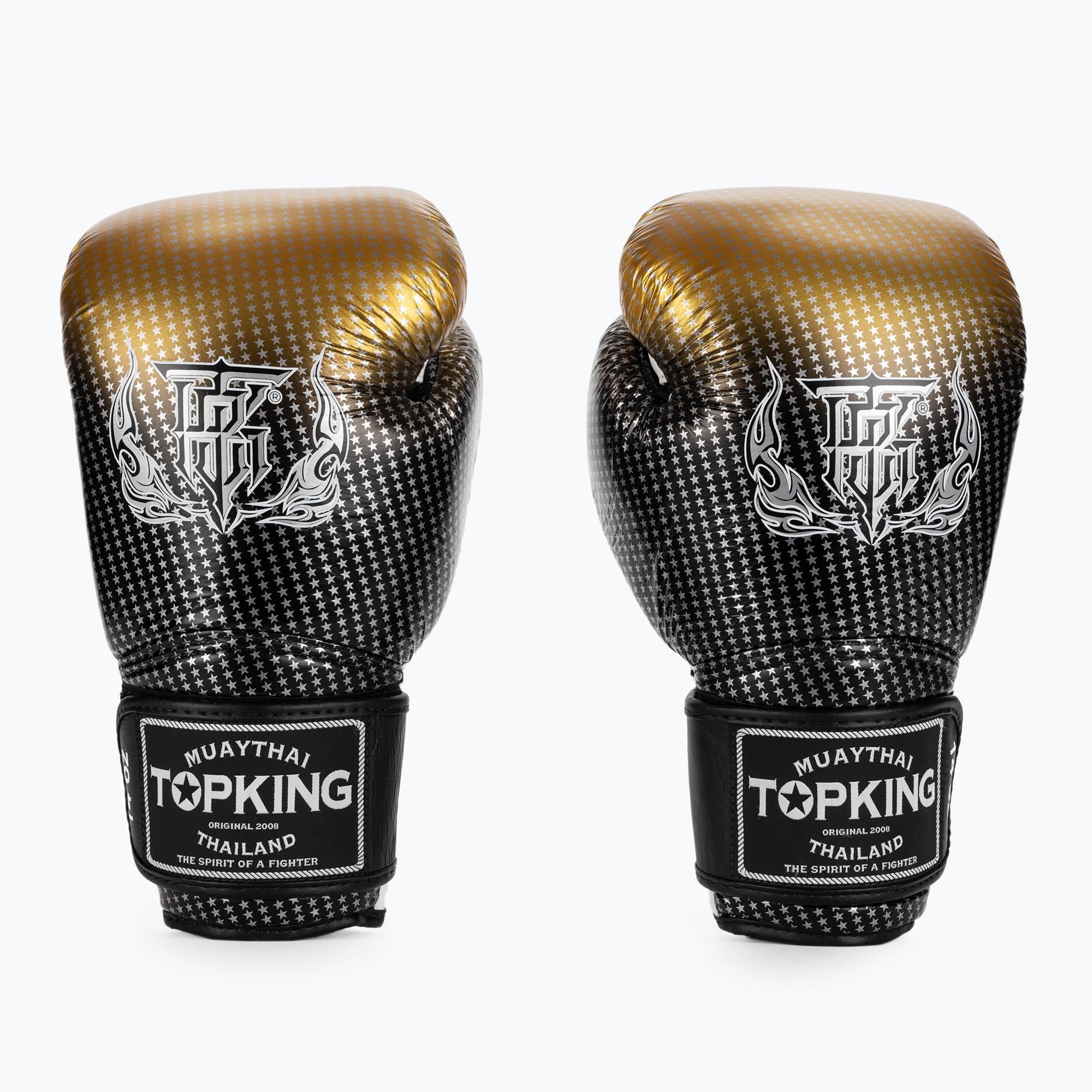 Rękawice bokserskie Top King Muay Thai Super Star Air gold 