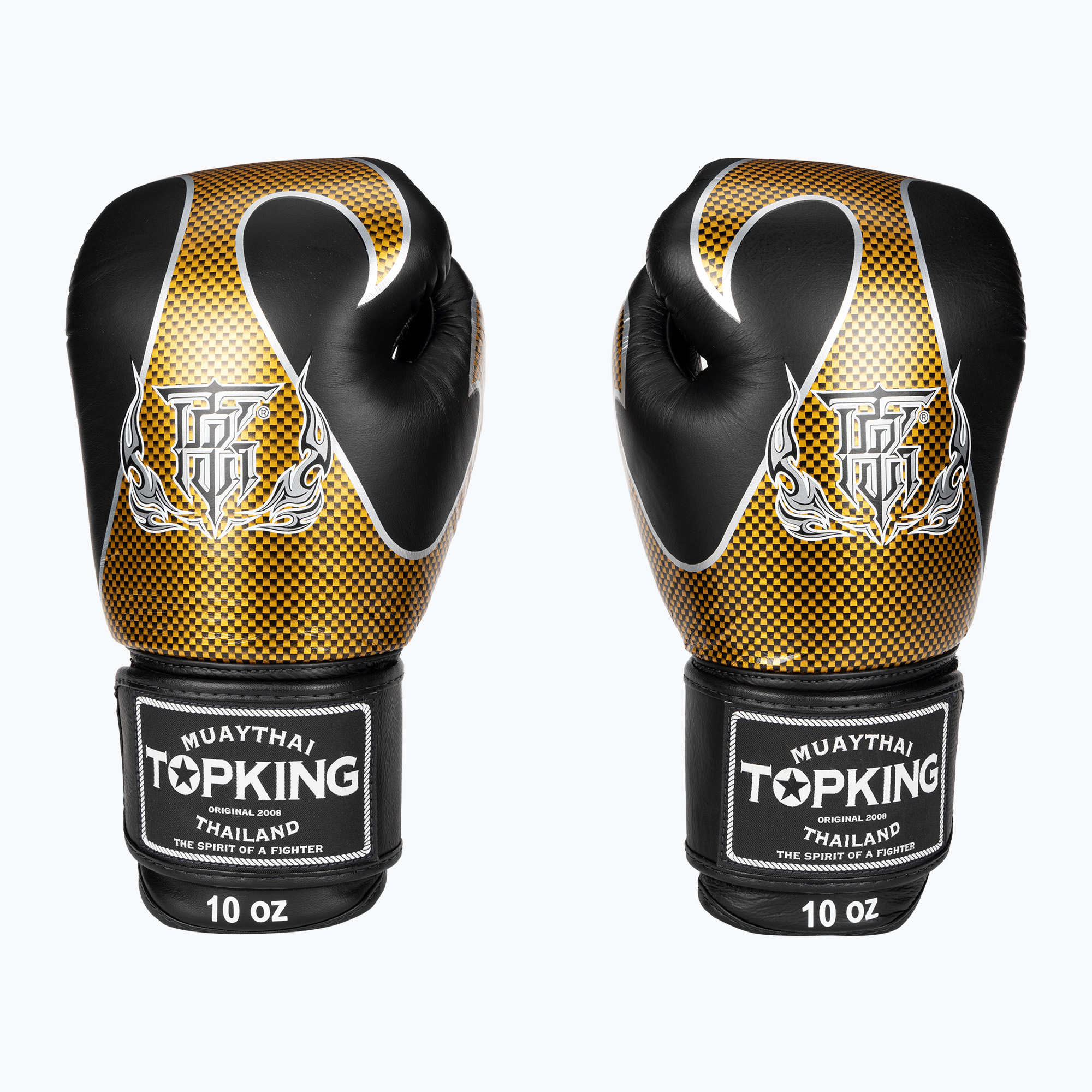 Rękawice bokserskie Top King Muay Thai Empower black/gold 