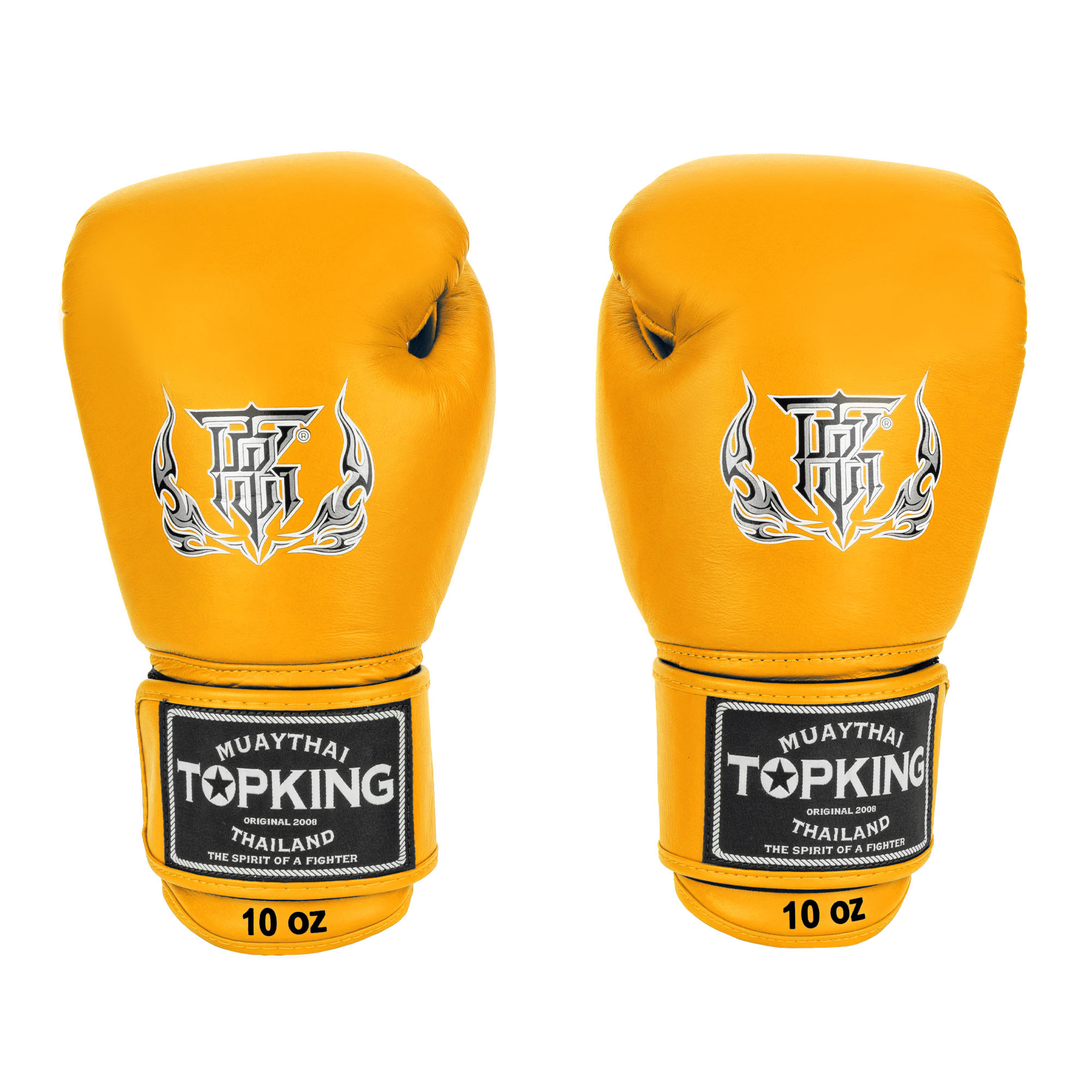 Rękawice bokserskie Top King Muay Thai Ultimate yellow 