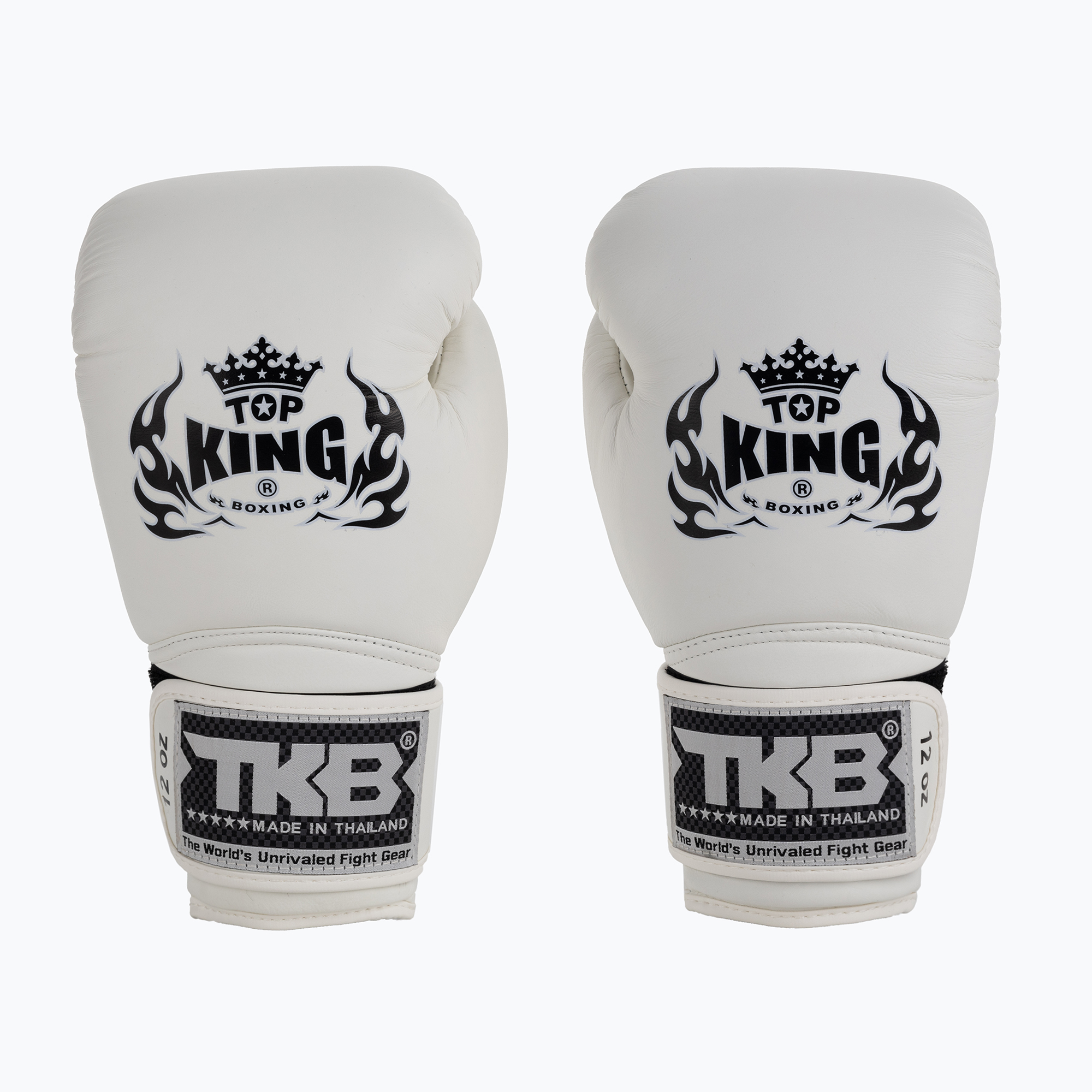 Rękawice bokserskie Top King Muay Thai Super white 
