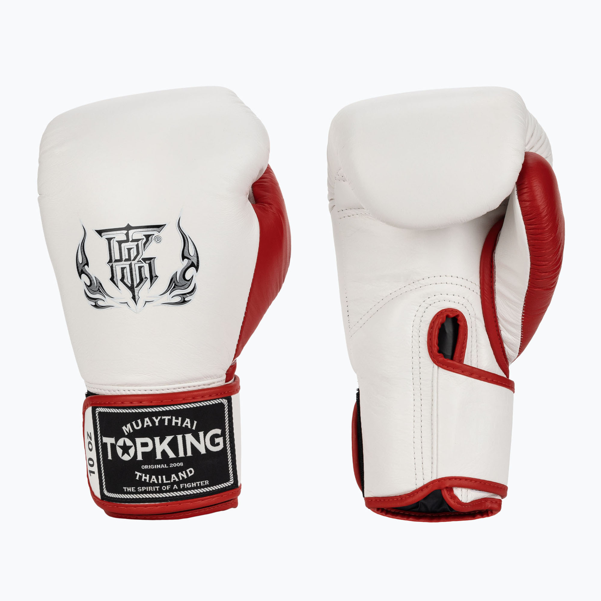 Rękawice bokserskie Top King Boxing Reborn white/red 