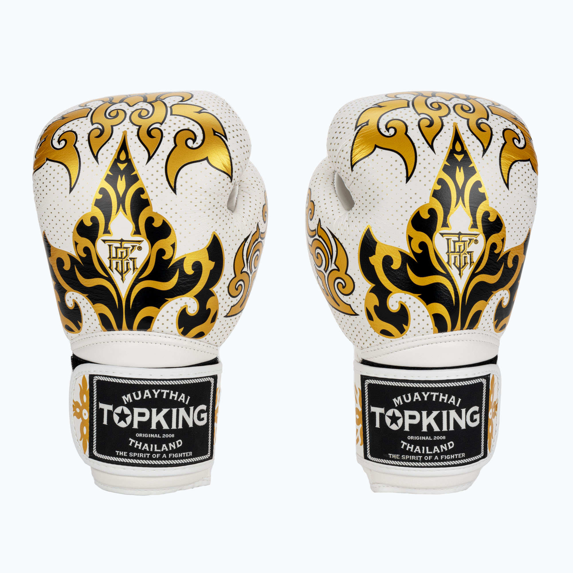 Rękawice bokserskie Top King Boxing Kanok white 
