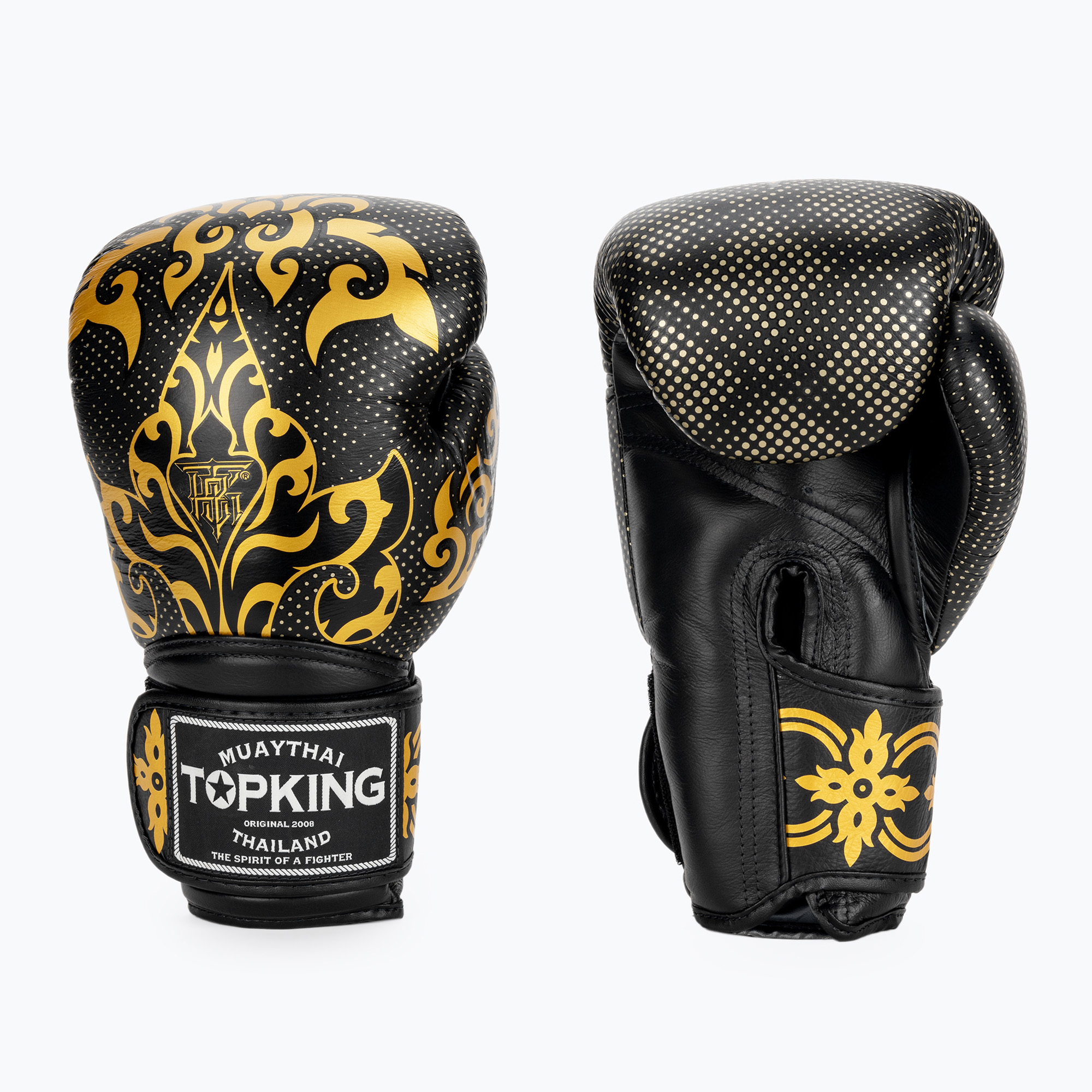Rękawice bokserskie Top King Boxing Kanok black 