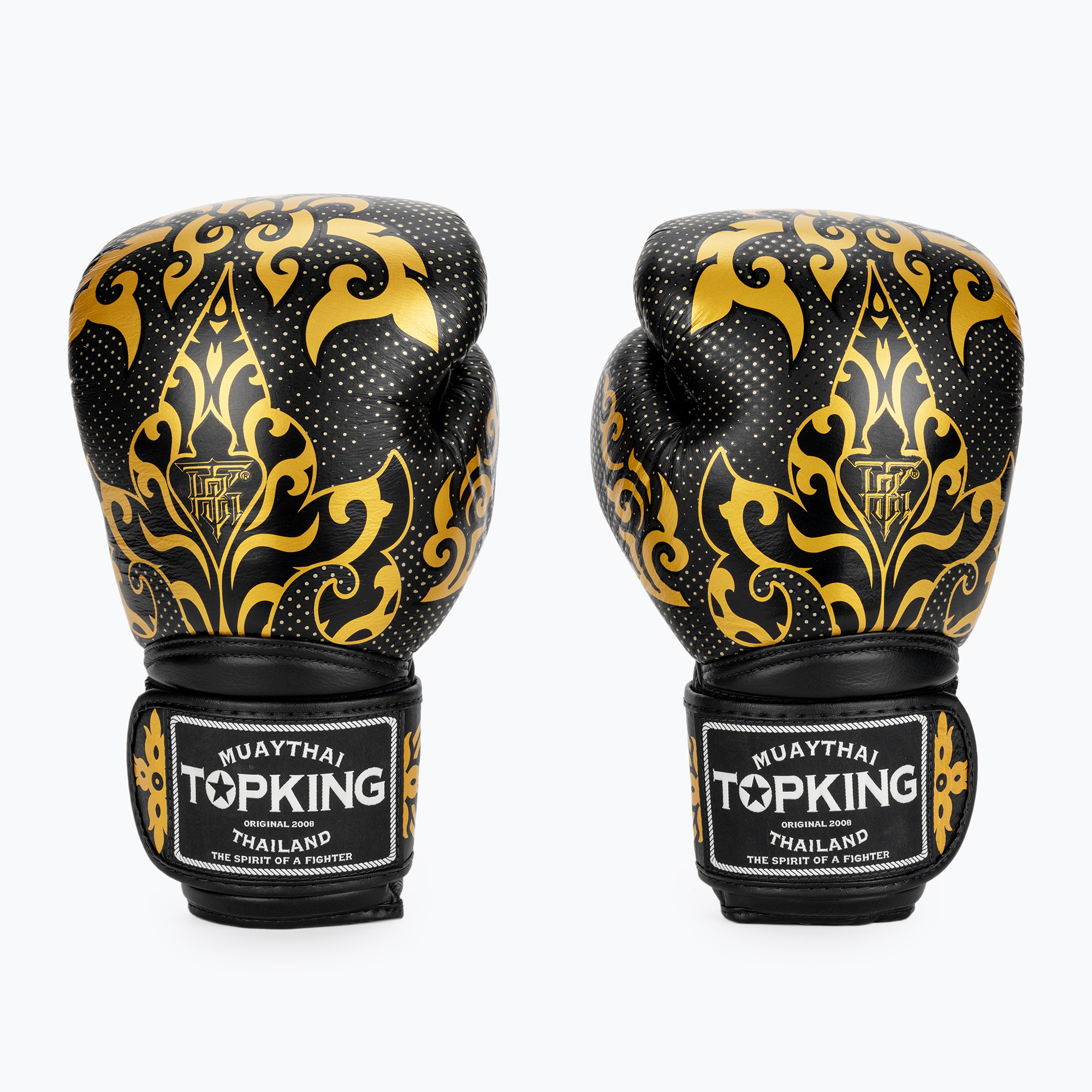 Rękawice bokserskie Top King Boxing Kanok black 