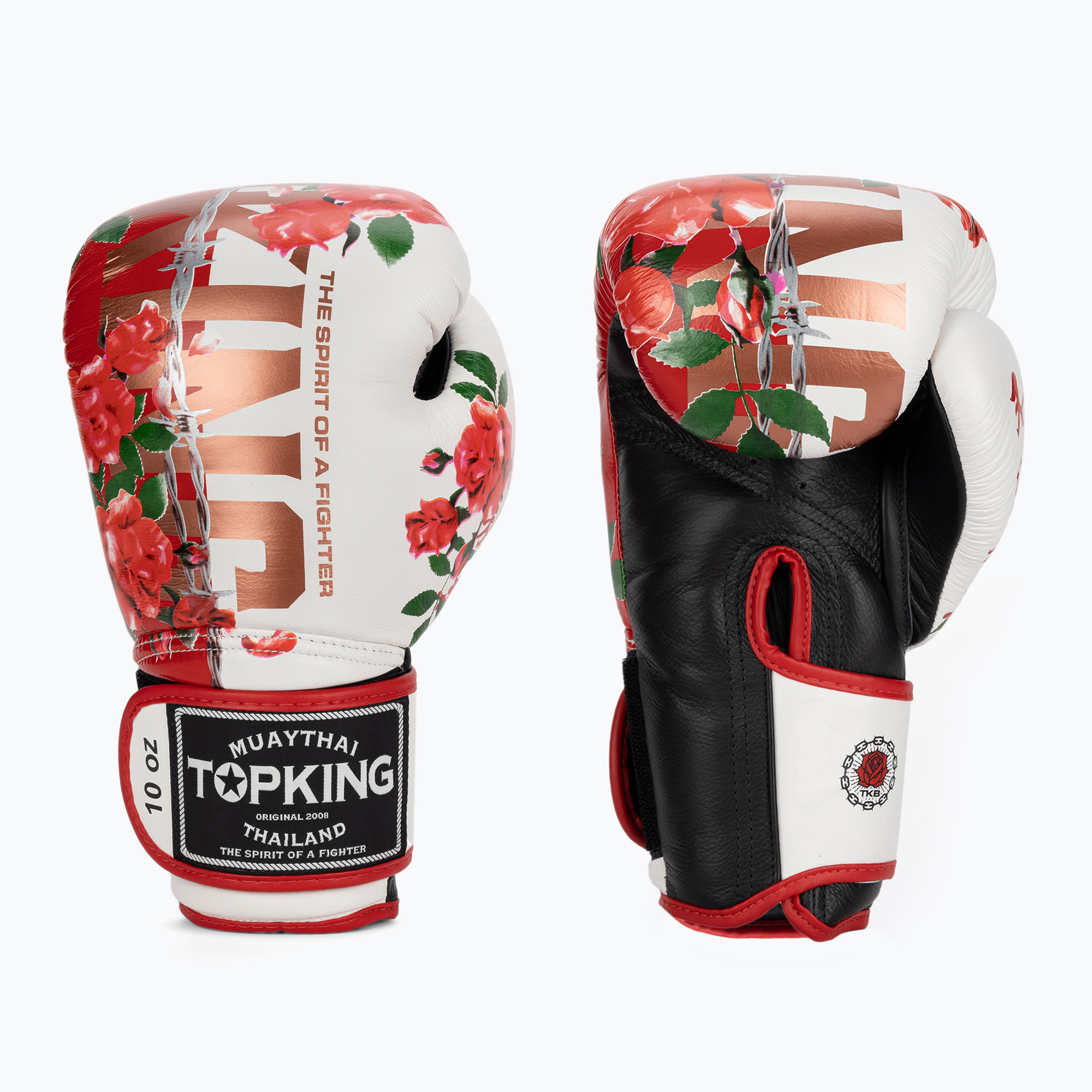 Rękawice bokserskie Top King Boxing Rose white 
