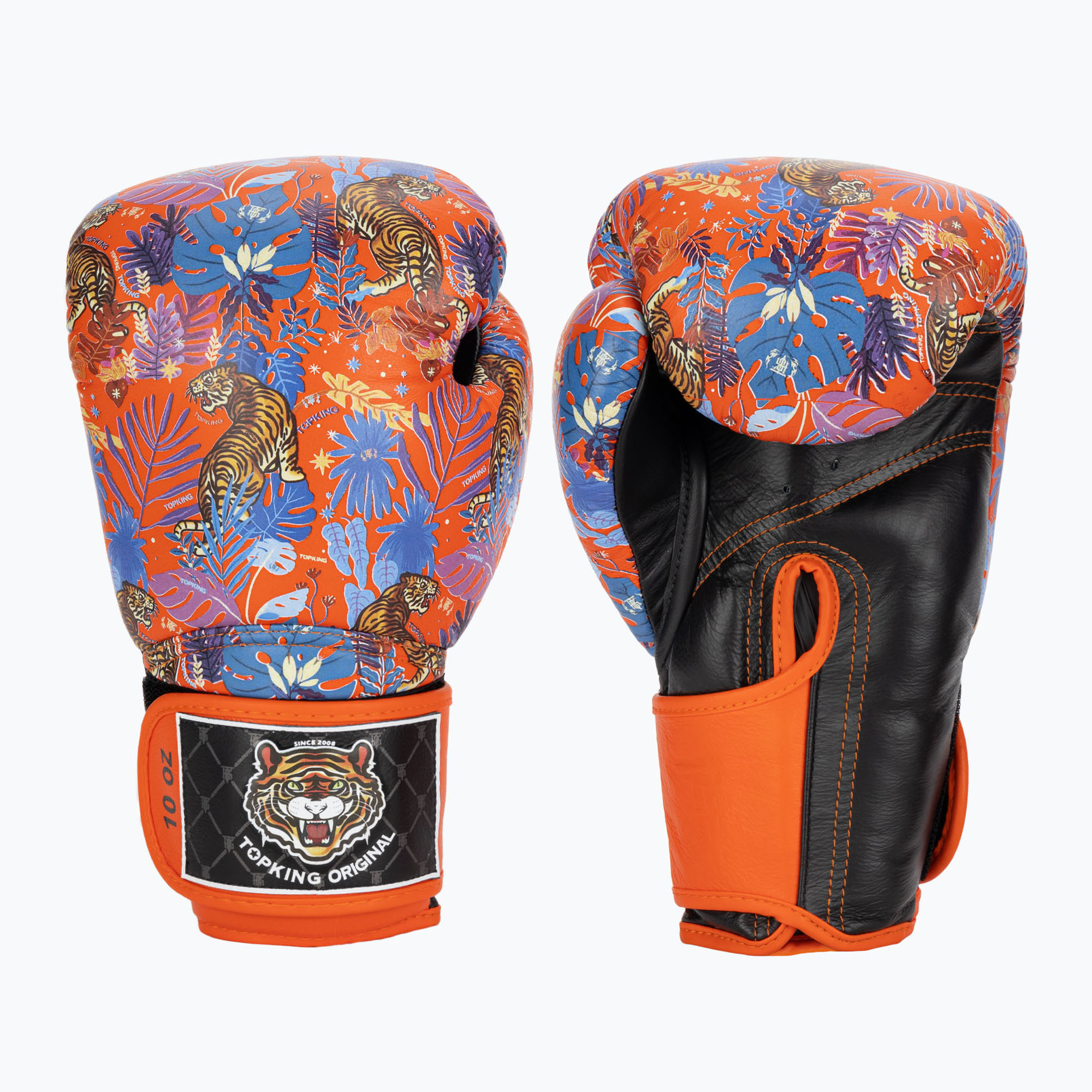 Rękawice bokserskie Top King Boxing Wild Tiger black/orange 