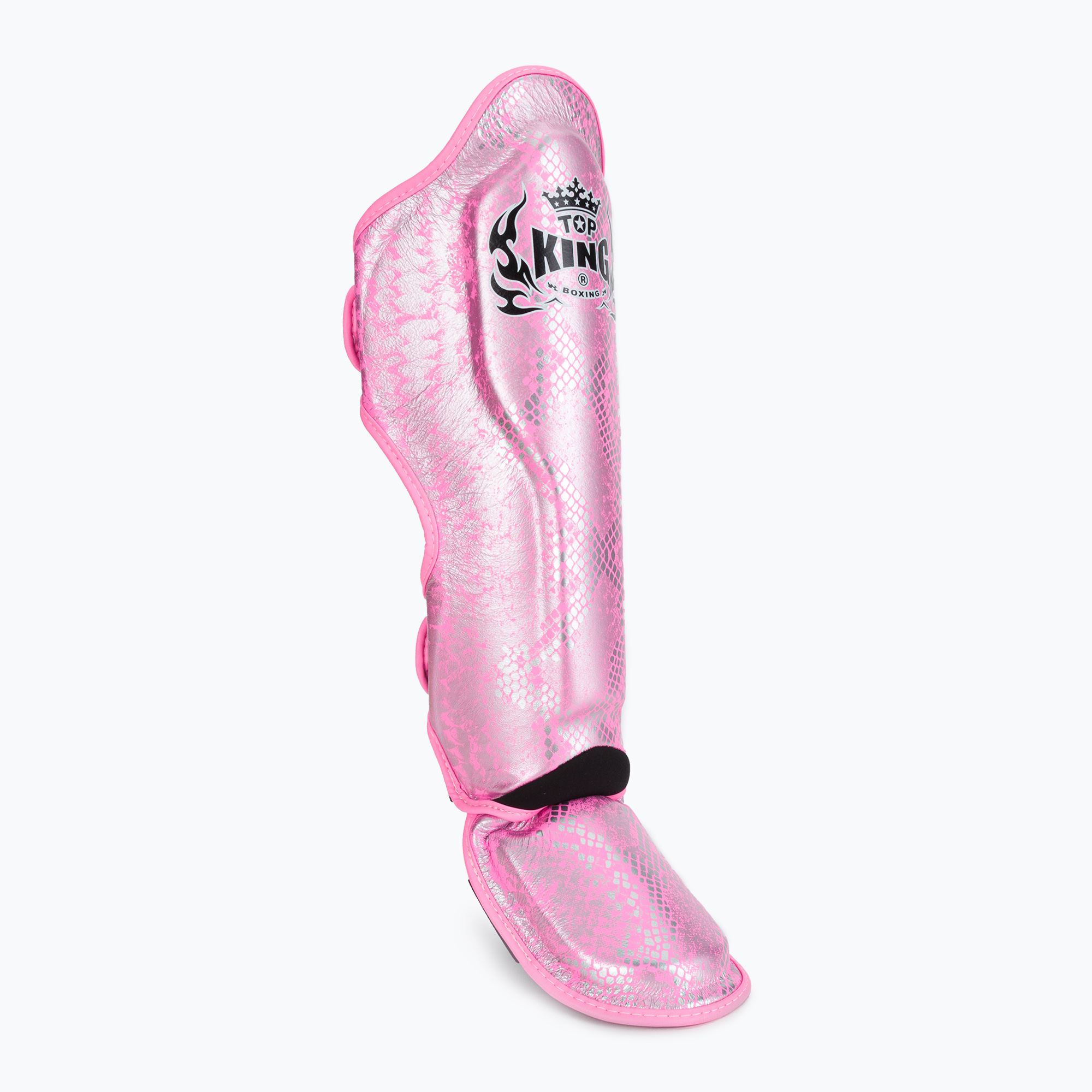 Ochraniacze piszczeli i stóp Top King Super Star pink/silver 